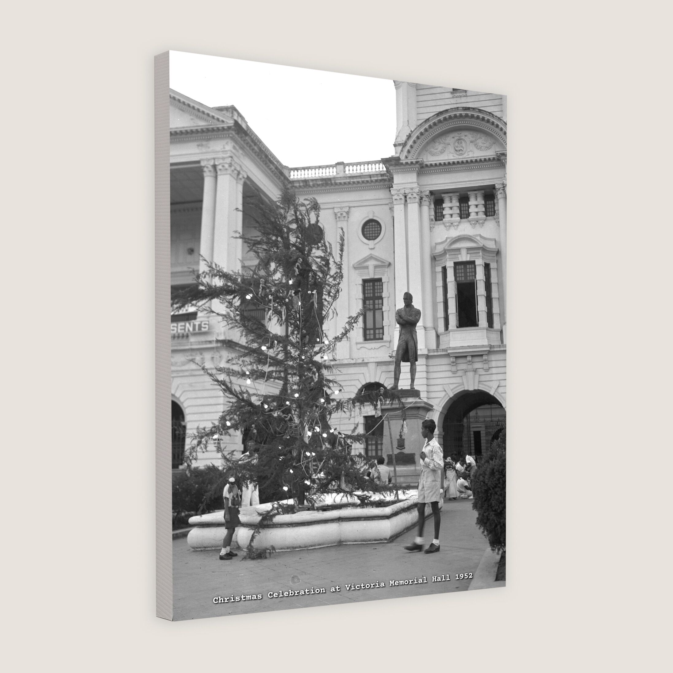 Christmas Celebration at Victoria Memorial Hall 1952 Canvas