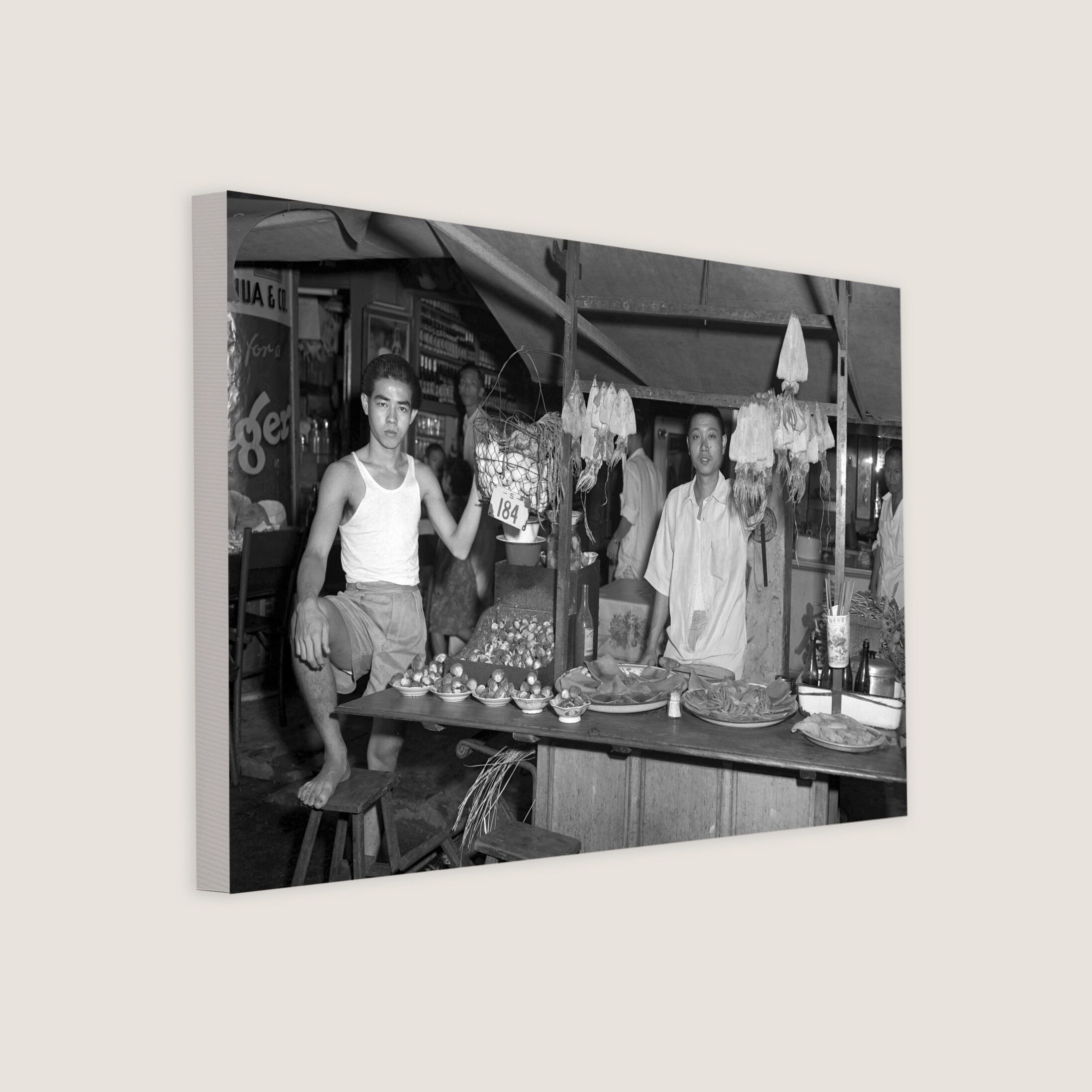 Hawkers at Bugis Street Posing 1953-My Sg Memories