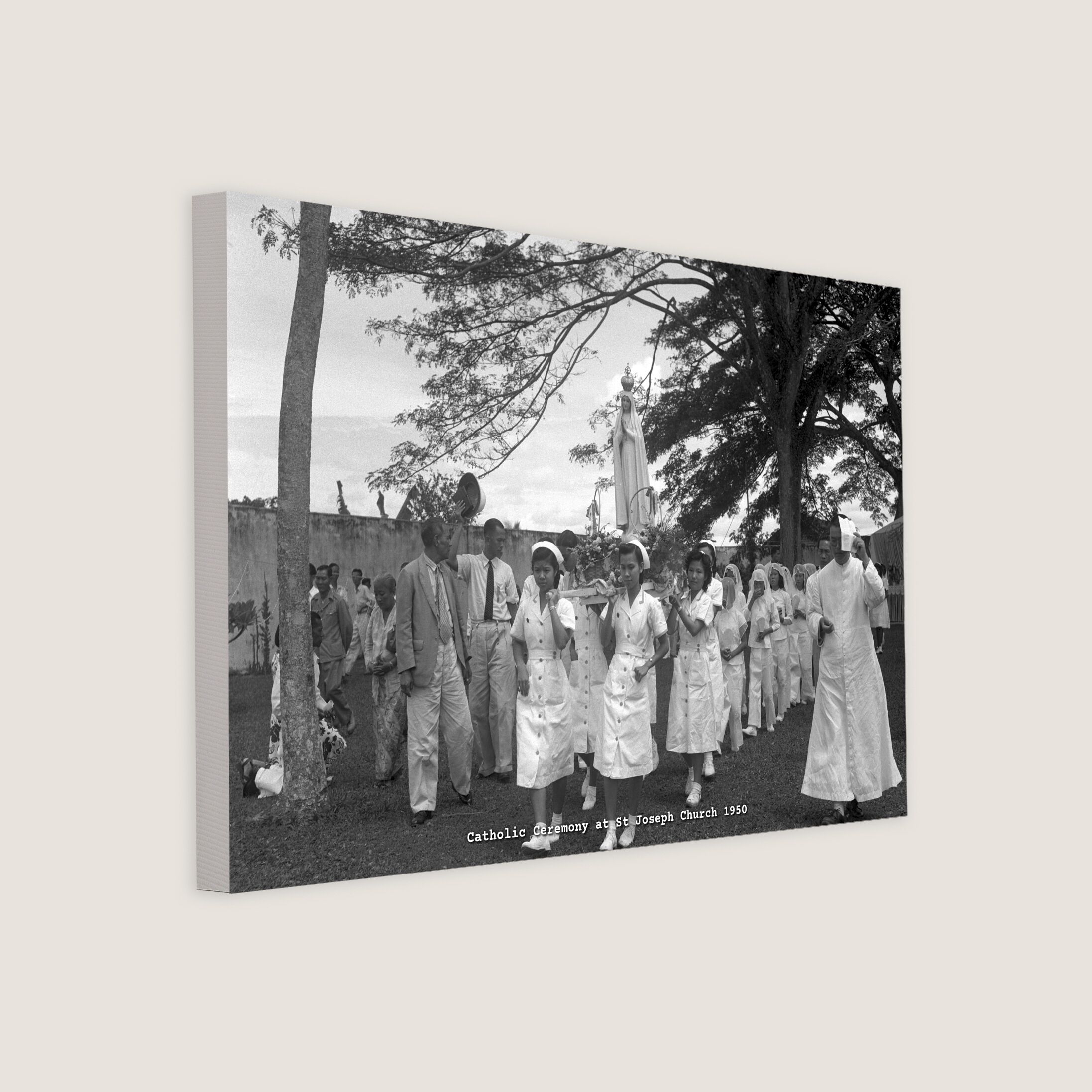 Catholic Ceremony at St Joseph Church 1950-My Sg Memories