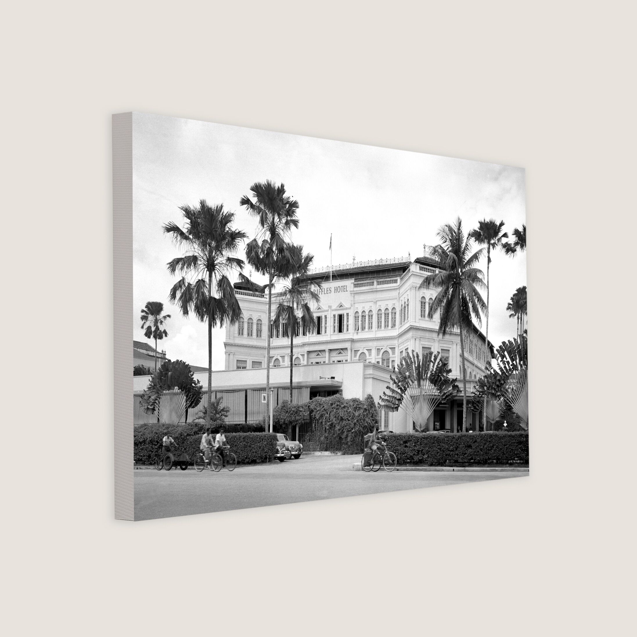 Raffles Hotel Singapore 1952 Canvas