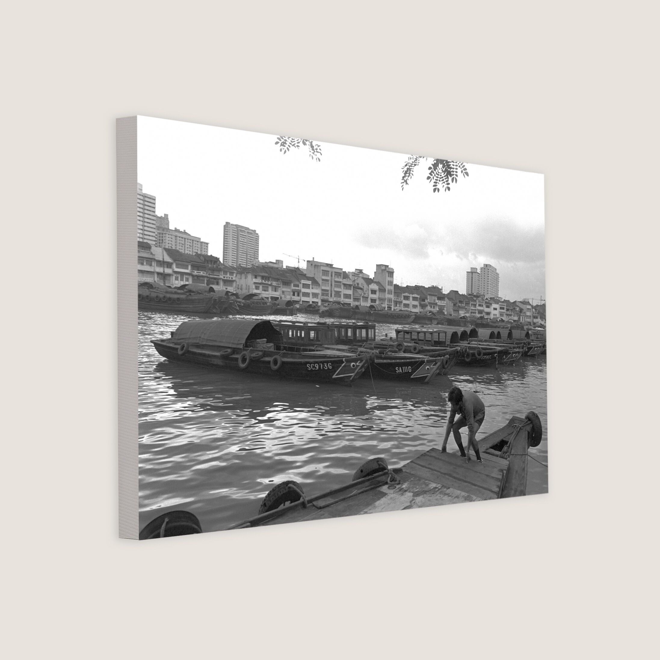 Tongkangs by the Singapore River 1983-My Sg Memories