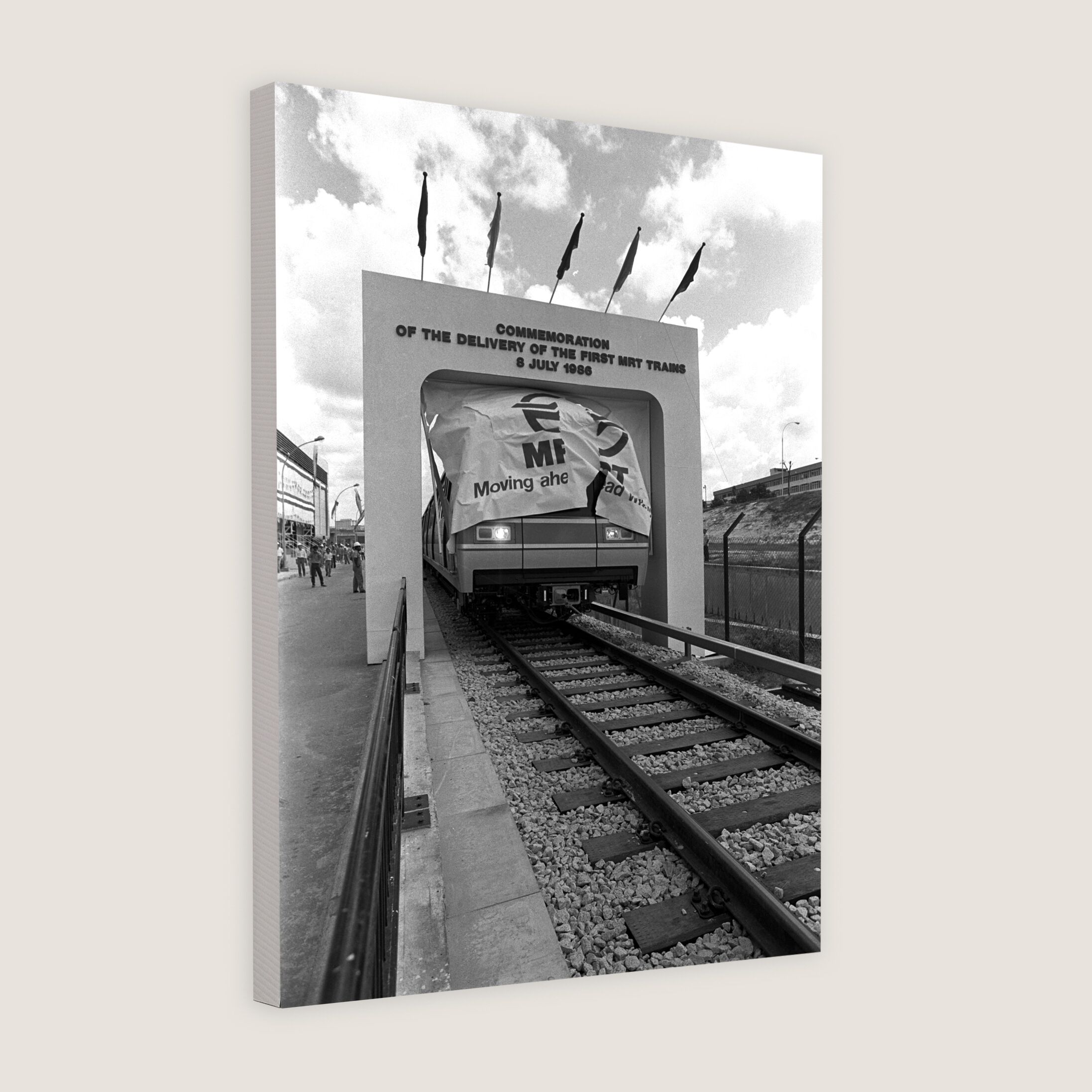 Commemorating the Delivery of the First MRT Trains 1986-My Sg Memories