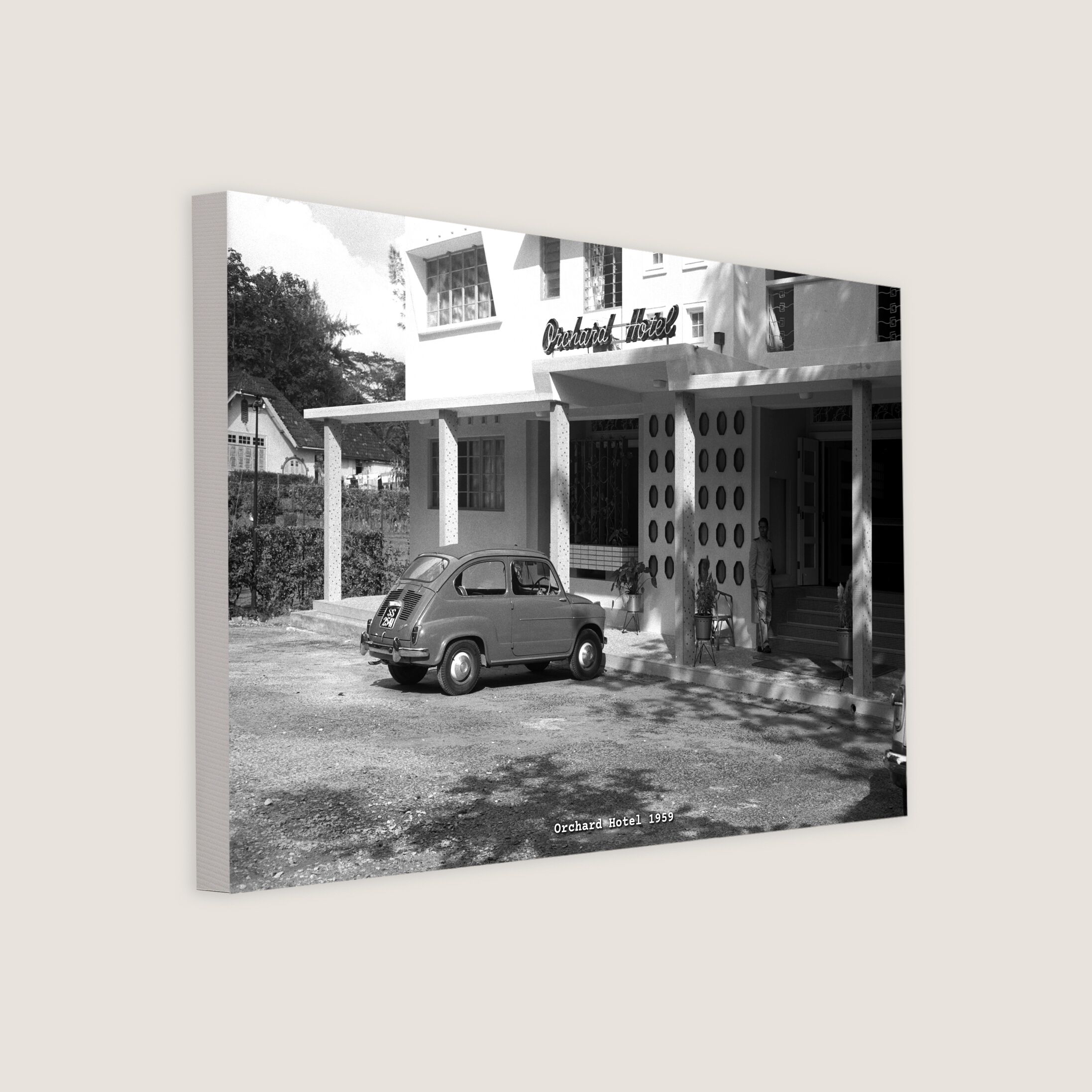 Orchard Hotel 1959 Canvas