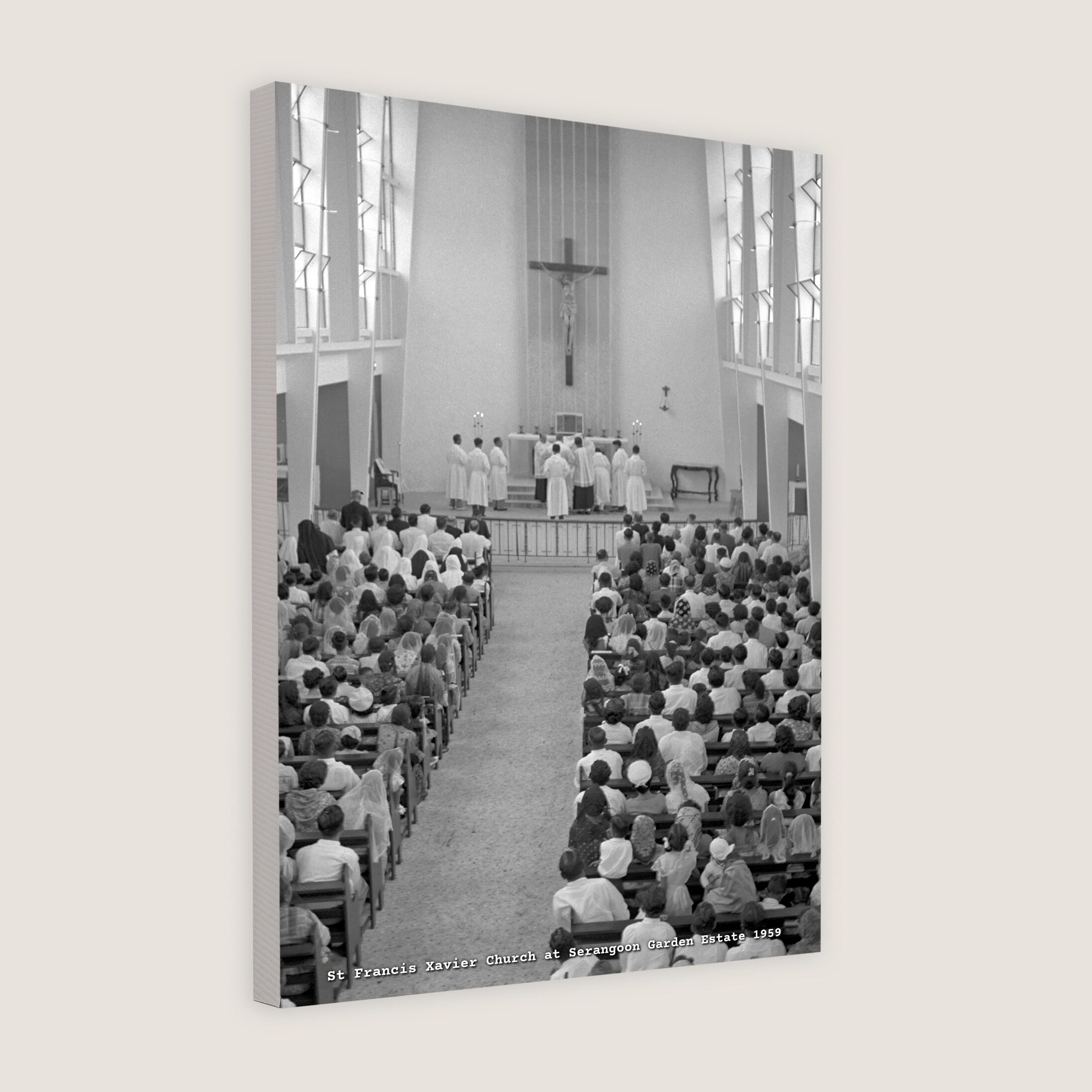 St Francis Xavier Church at Serangoon Garden Estate 1959-My Sg Memories