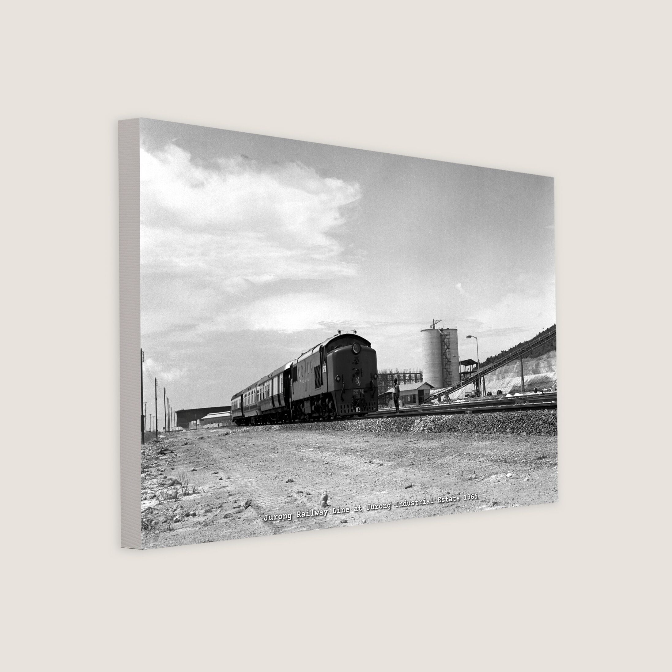 Jurong Railway Line at Jurong Industrial Estate 1965-My Sg Memories