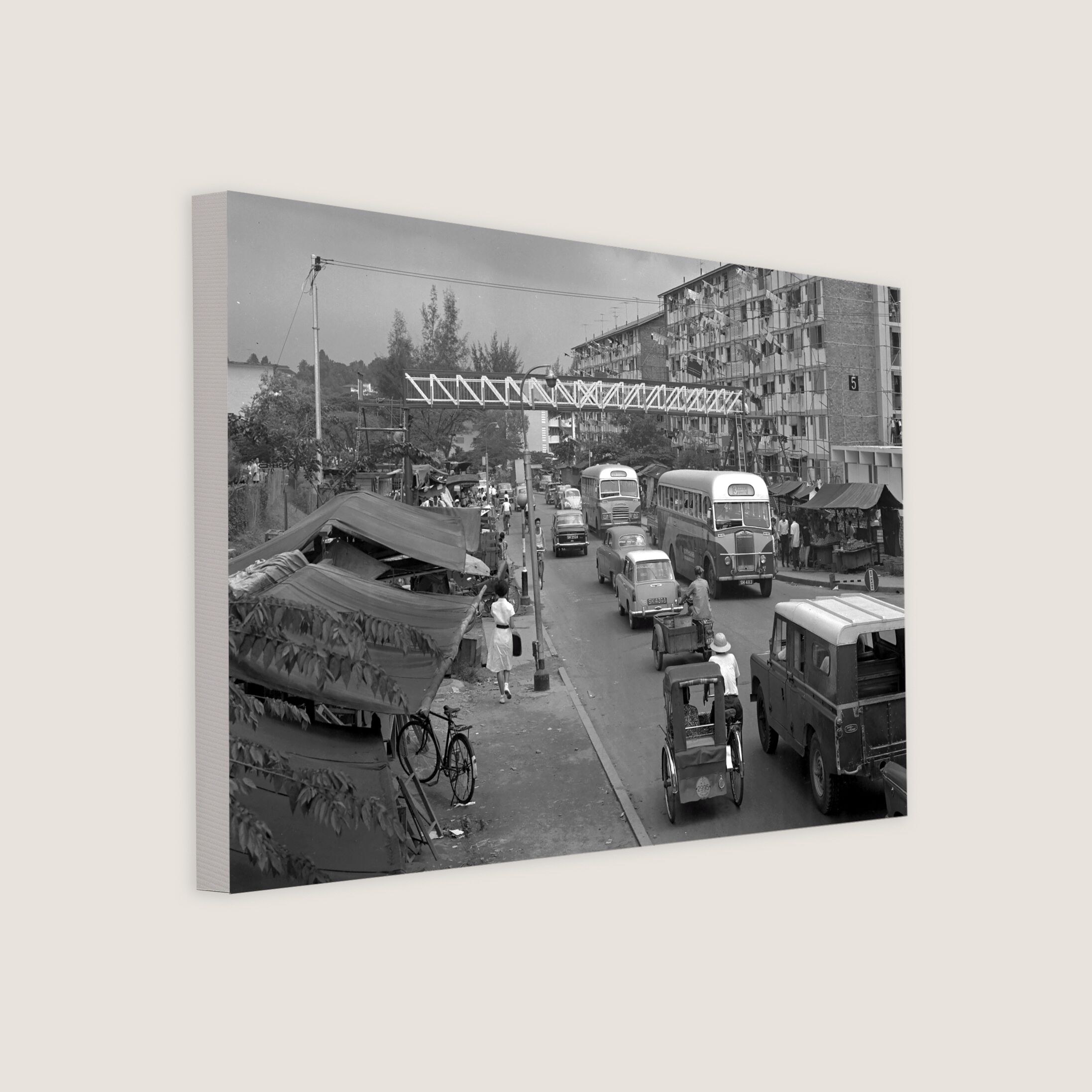 A Street Scene Along Tiong Bahru Road 1967-My Sg Memories