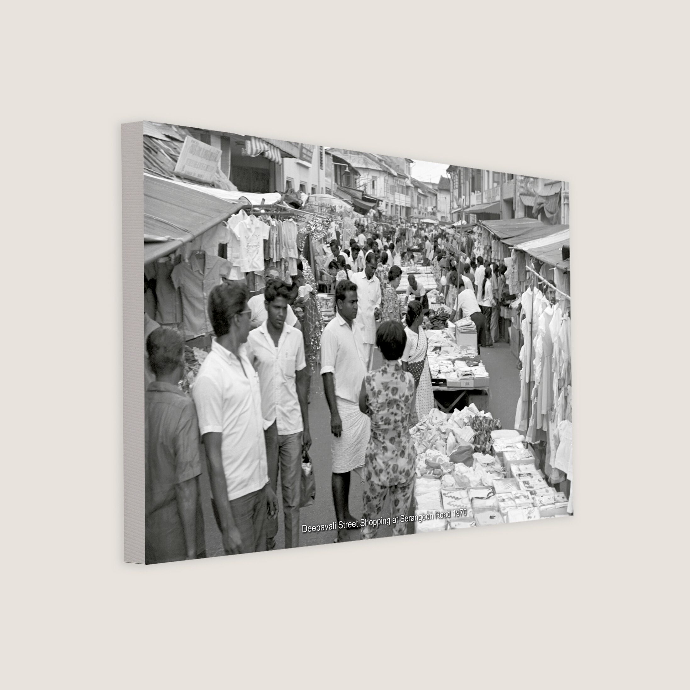 Deepavali Street Shopping at Serangoon Road 1970-My Sg Memories