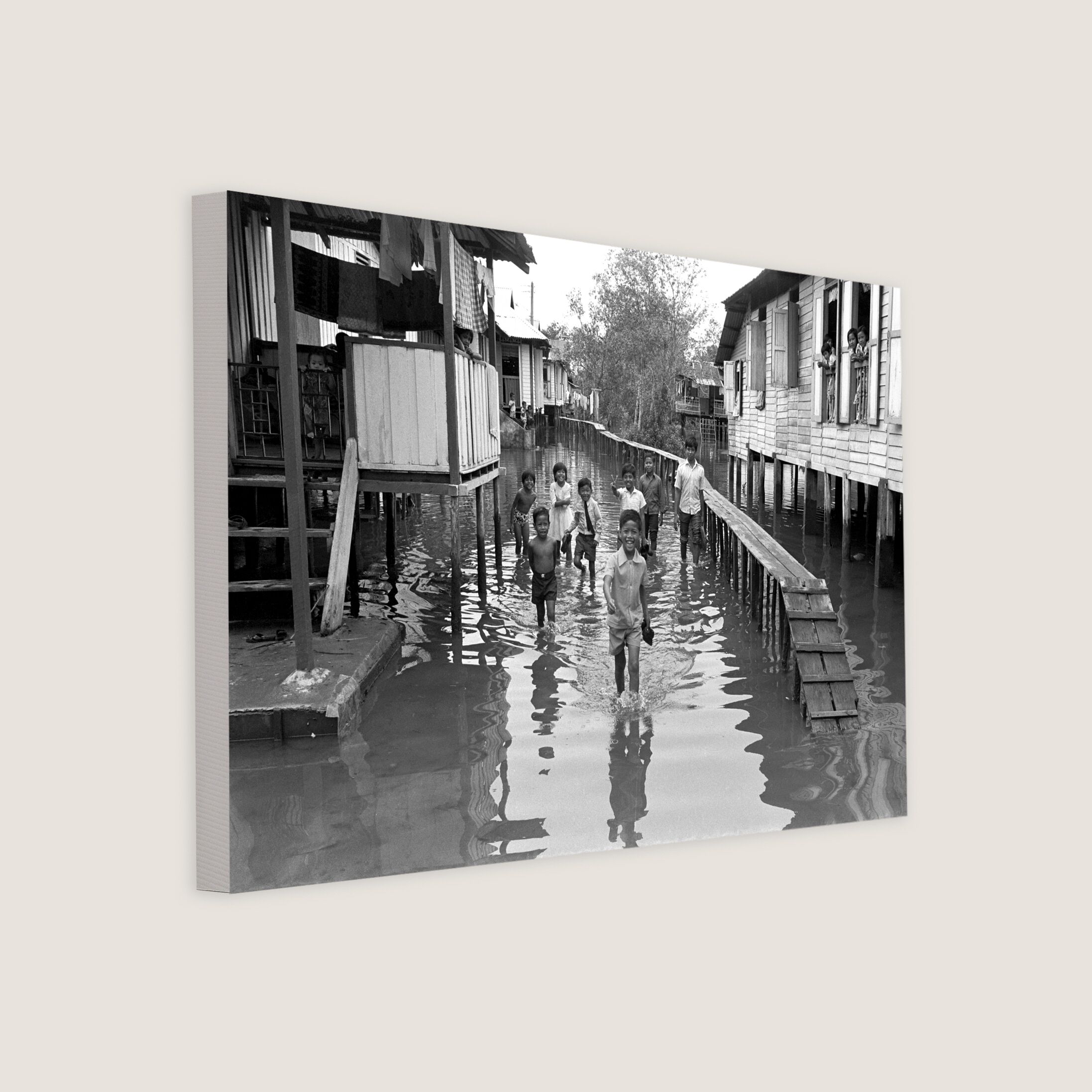 Kampong After a Heavy Rain at Sungei Mandai 1971-My Sg Memories
