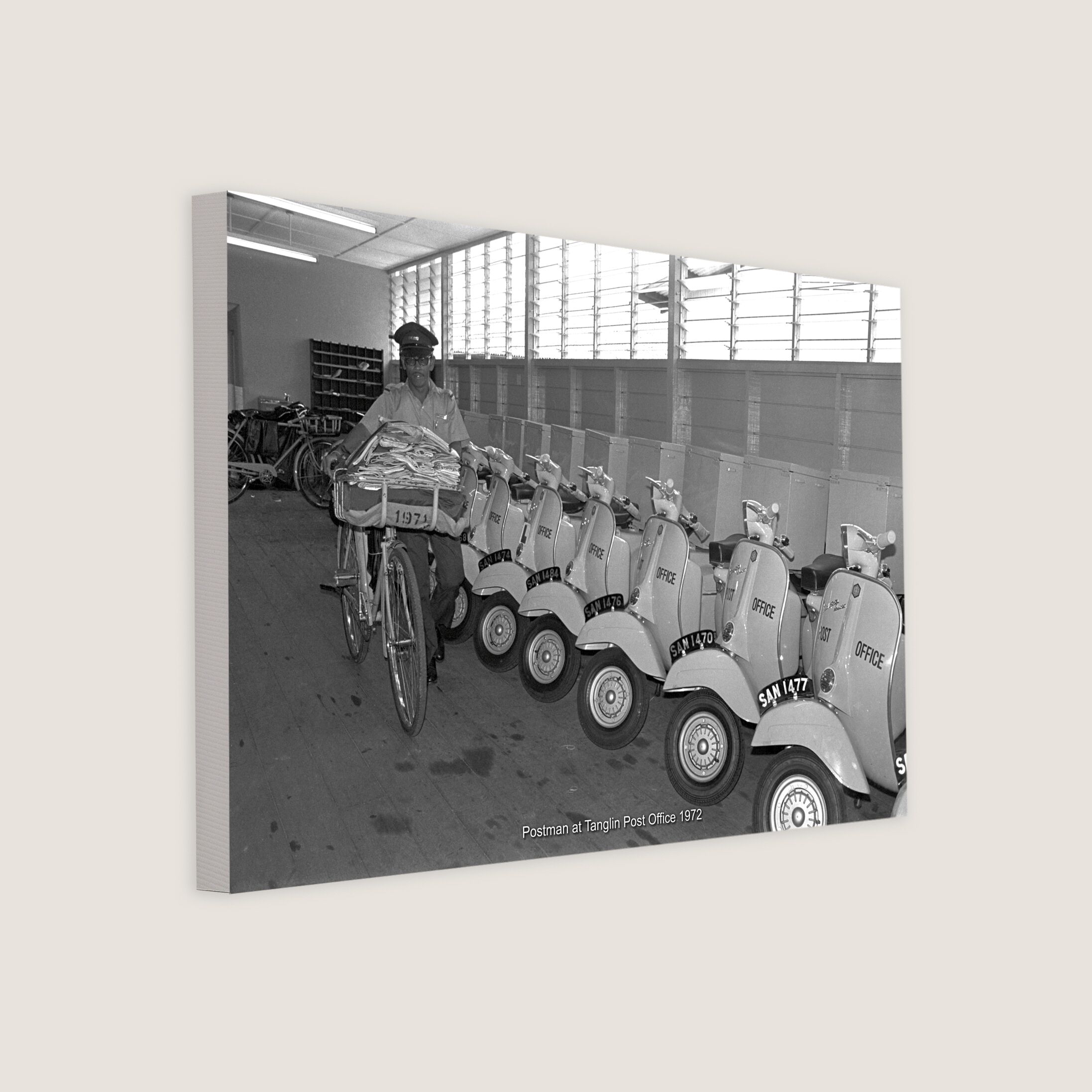 Postman at Tanglin Post Office 1972-My Sg Memories