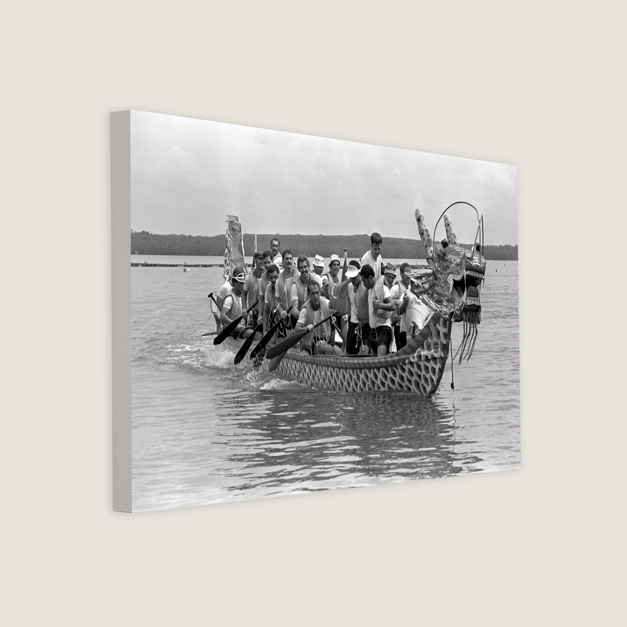 Dragon Boat Marathon Race at Kranji Reservoir Park 1980-My Sg Memories