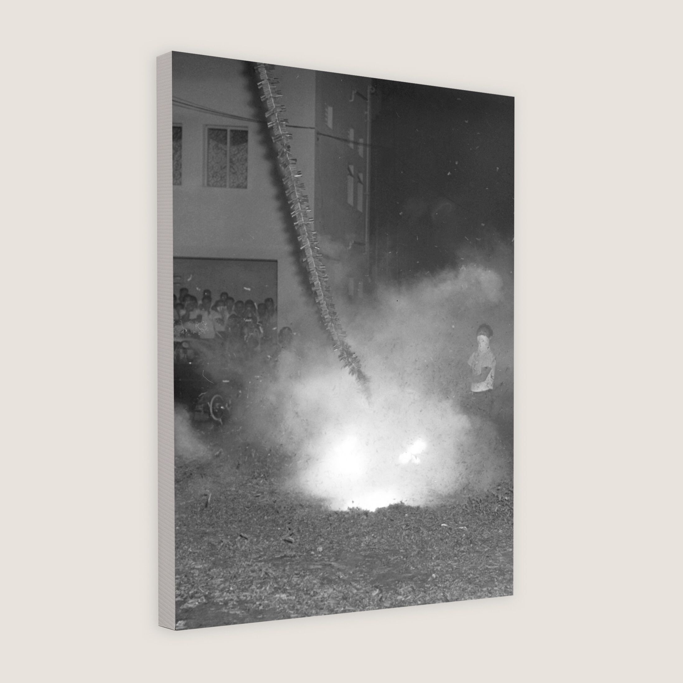 Firecracker Debris Filled the Streets on Yuan Xiao 1965-My Sg Memories