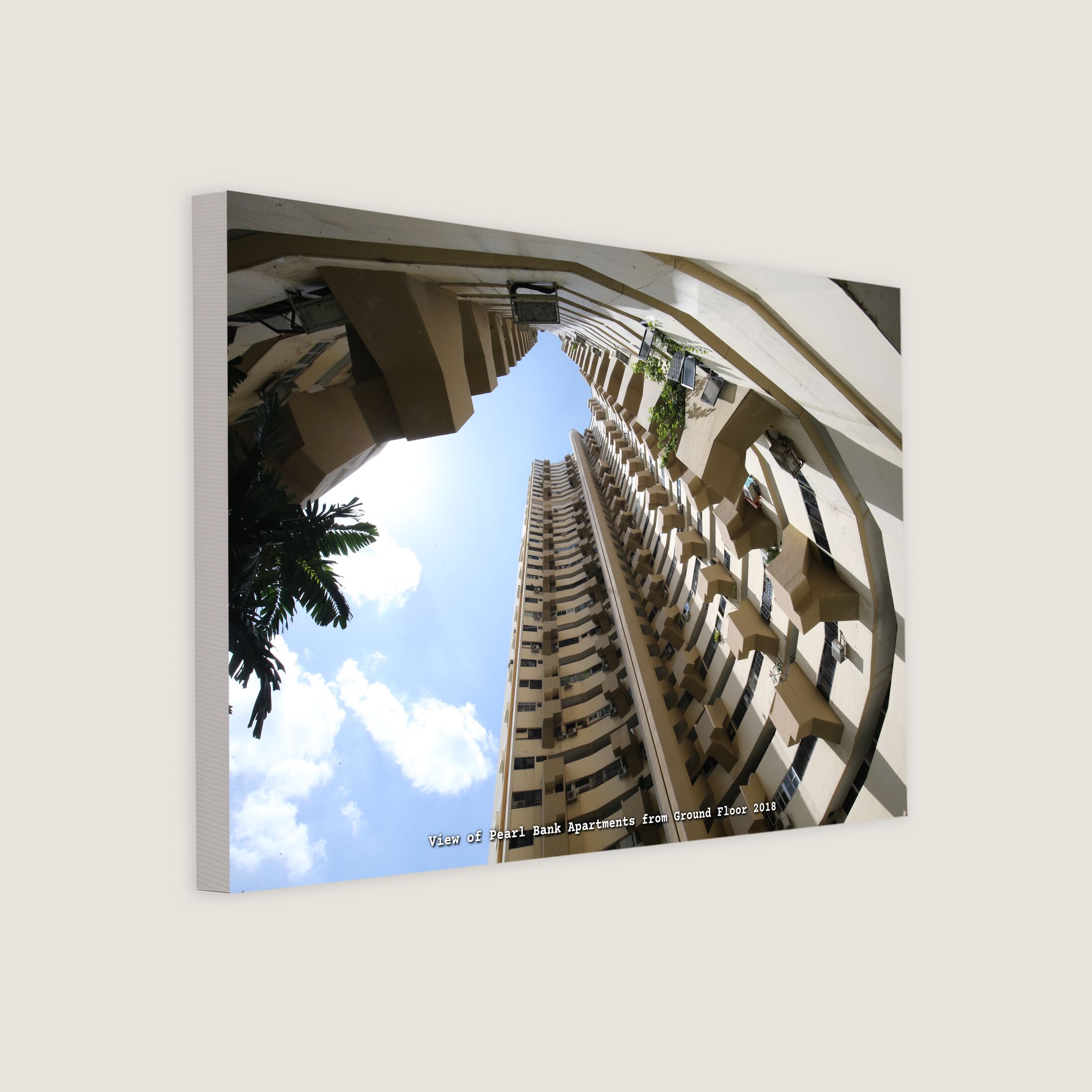 View of Pearl Bank Apartments from Ground Floor 2018