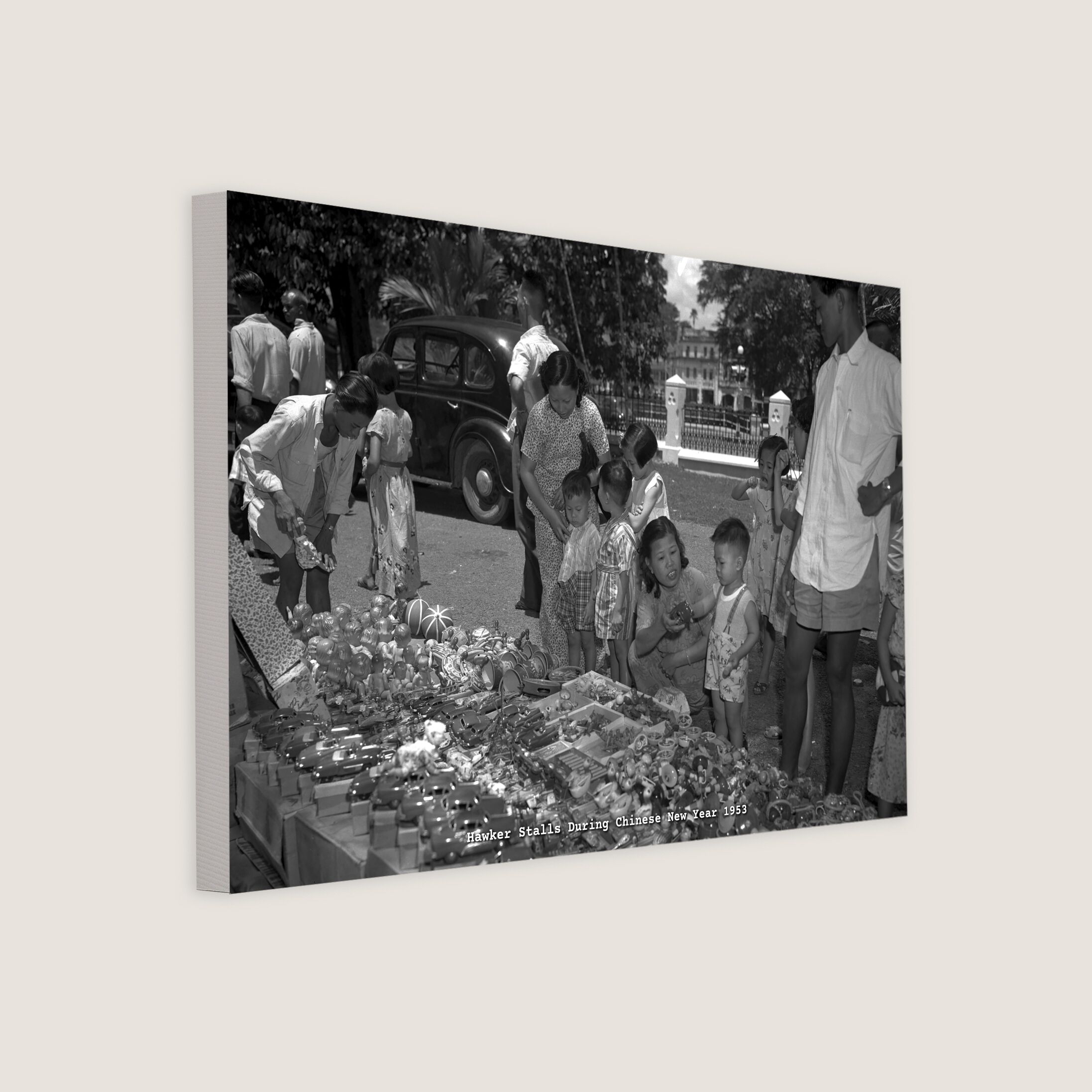 Hawker Stalls During Chinese New Year 1953-My Sg Memories