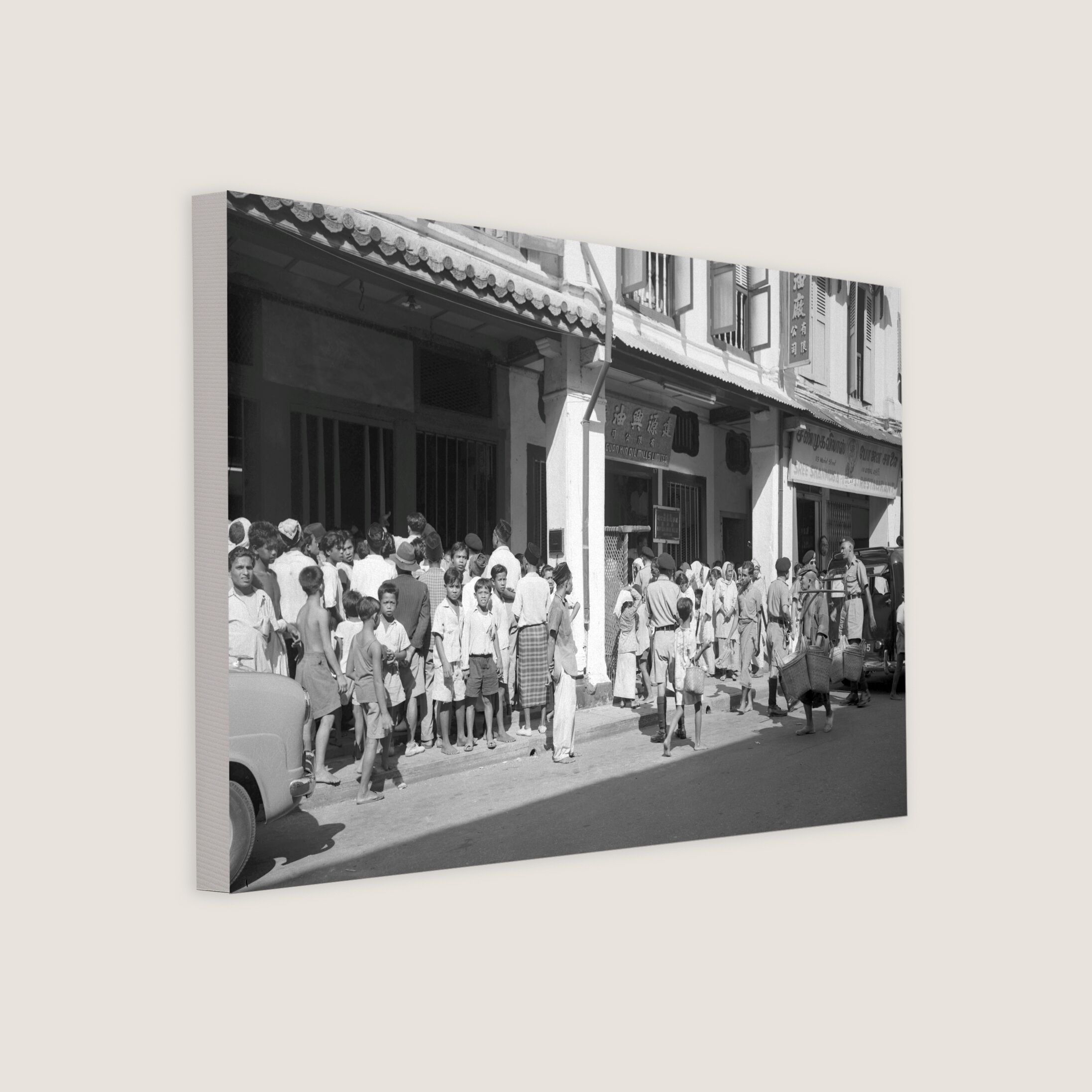 Market Street During Hari Raya 1952-My Sg Memories