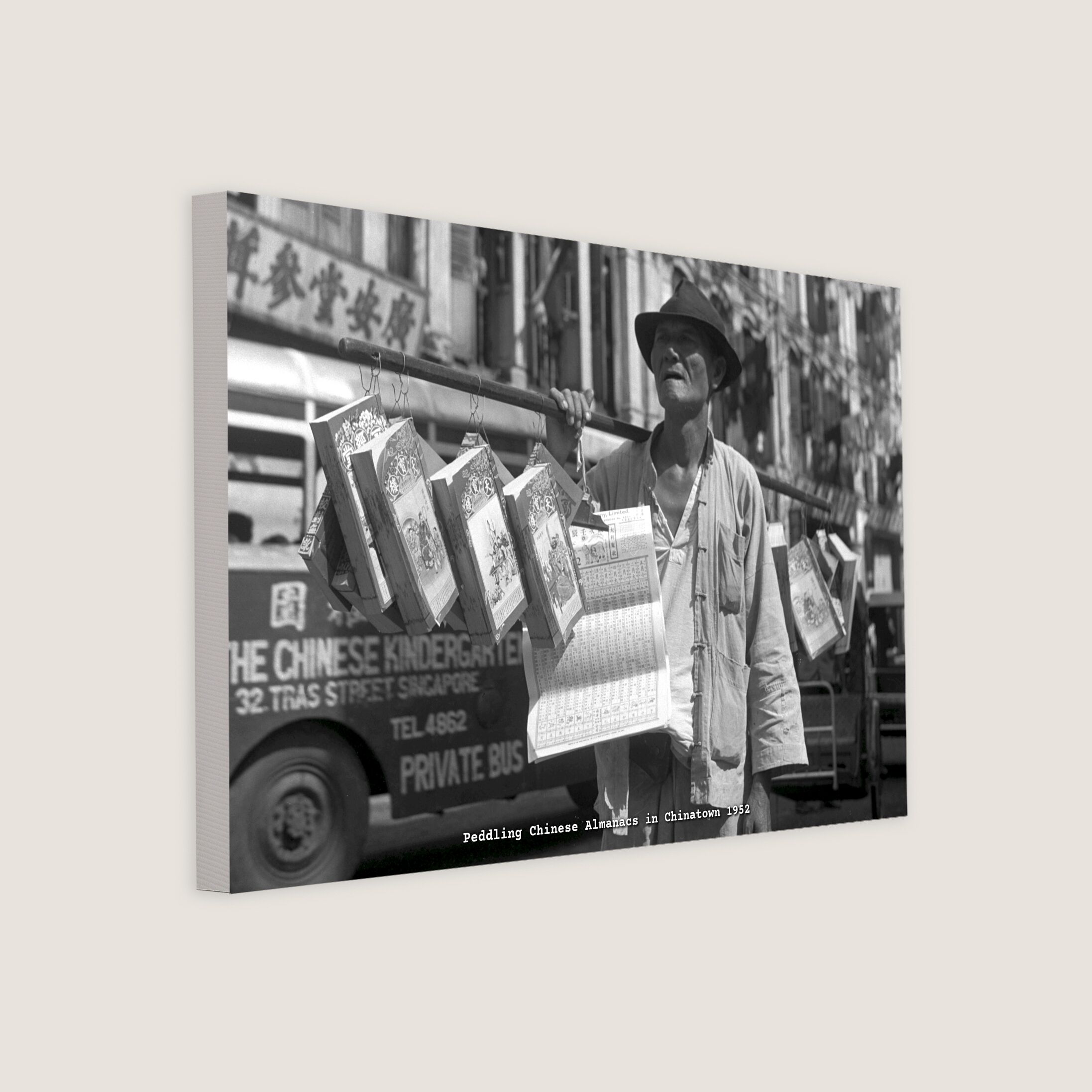 Peddling Chinese Almanacs in Chinatown 1952-My Sg Memories