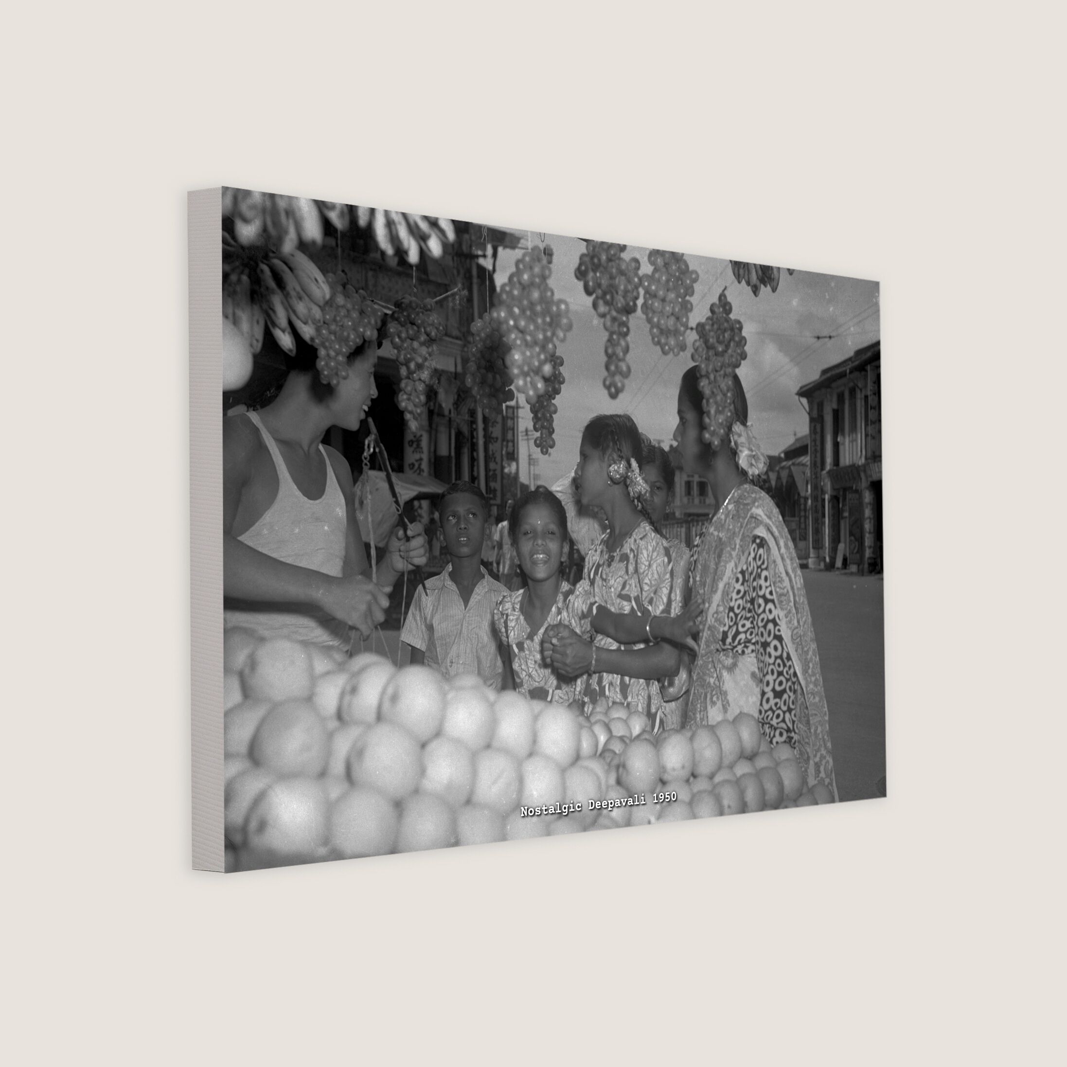Nostalgic Deepavali 1950 Canvas