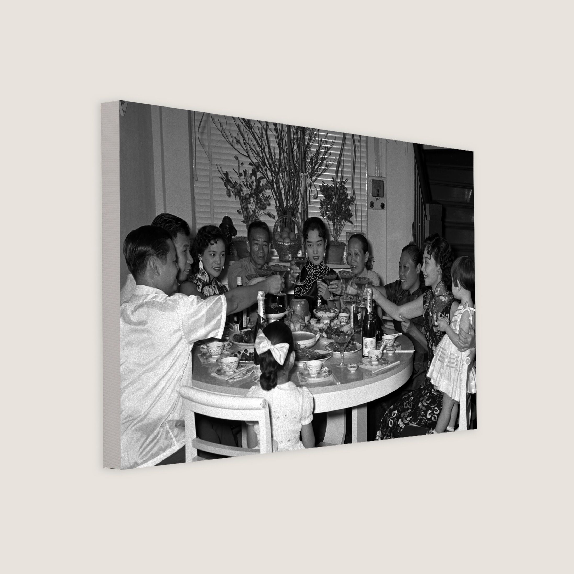 Reunion Dinner on Chinese New Year Eve 1957-My Sg Memories