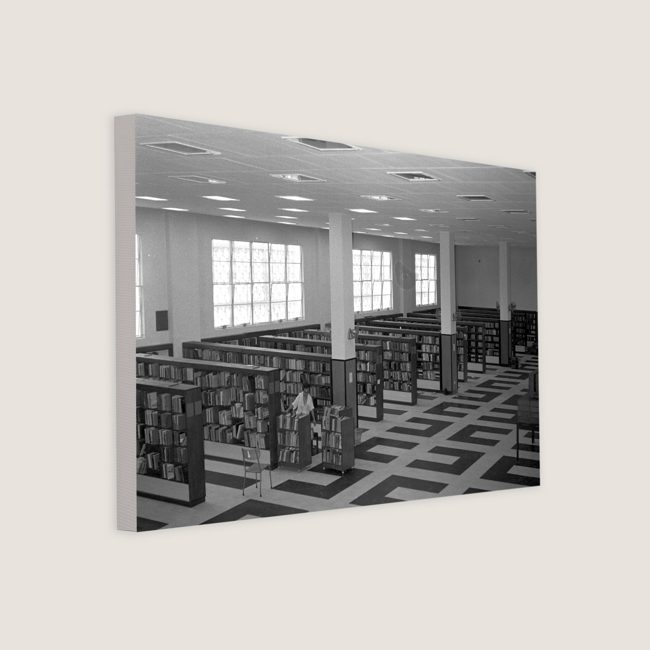 Raffles National Library 1960 Canvas