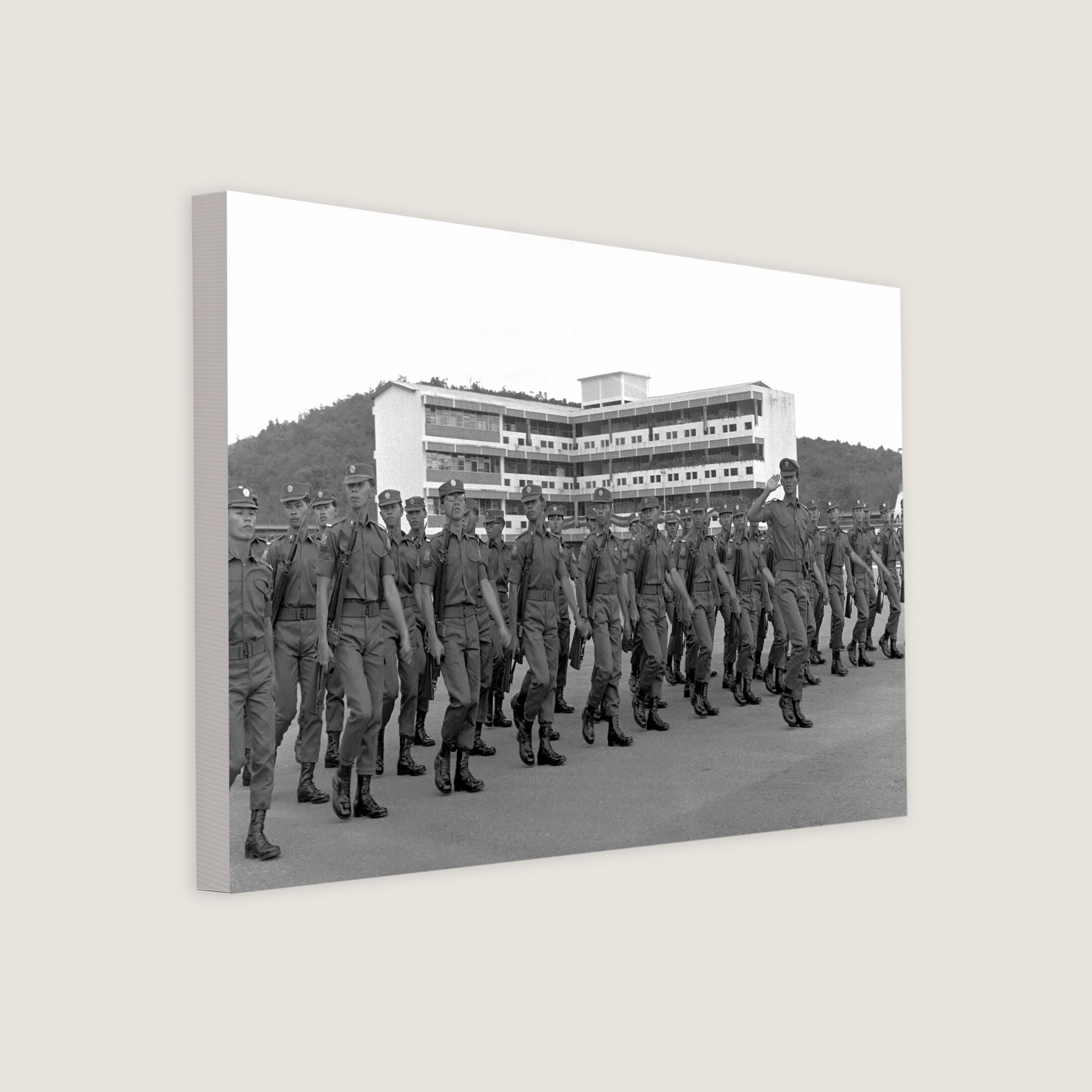 First Passing-out Parade with Female Cadets 1969-My Sg Memories