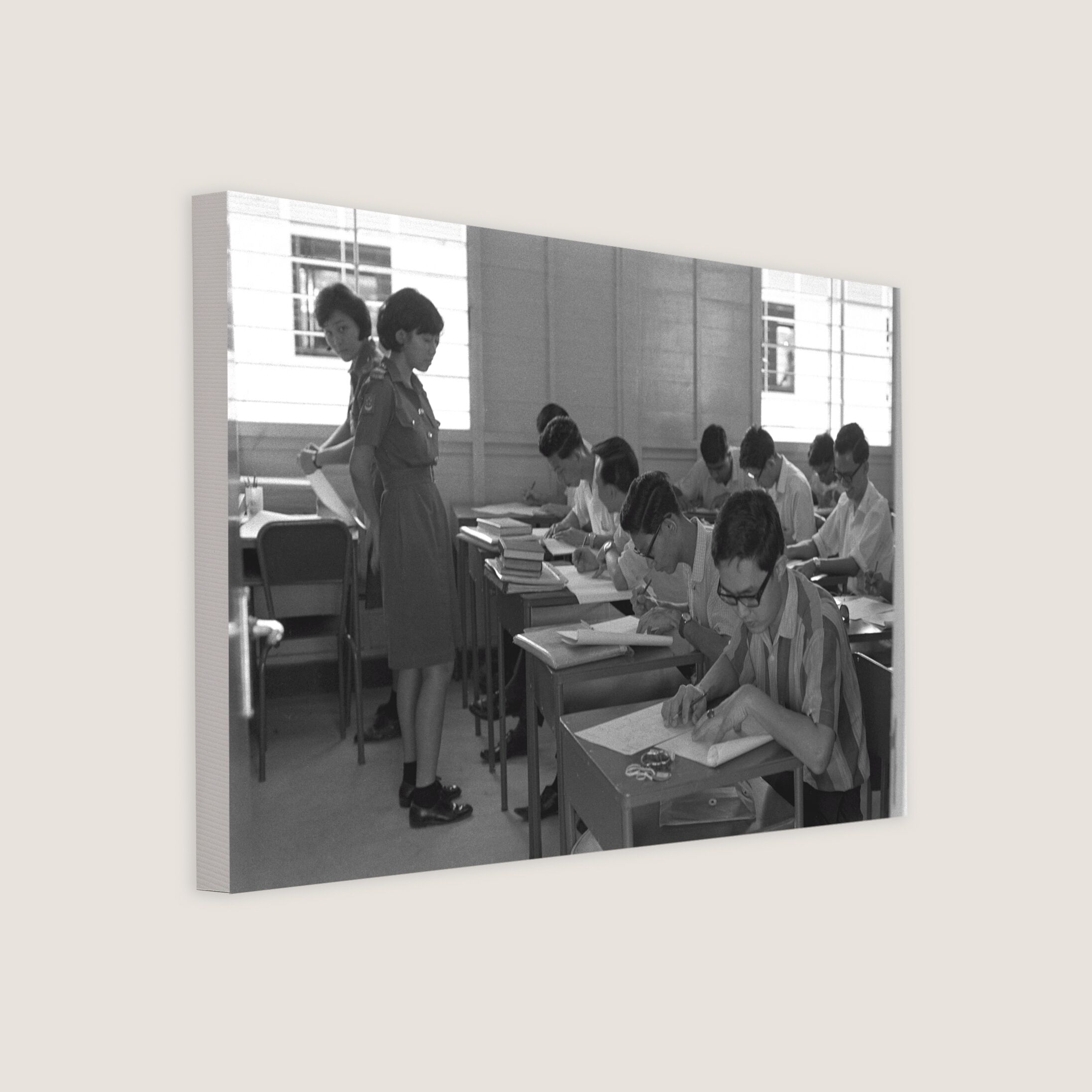 Students Registering for National Service 1967-My Sg Memories