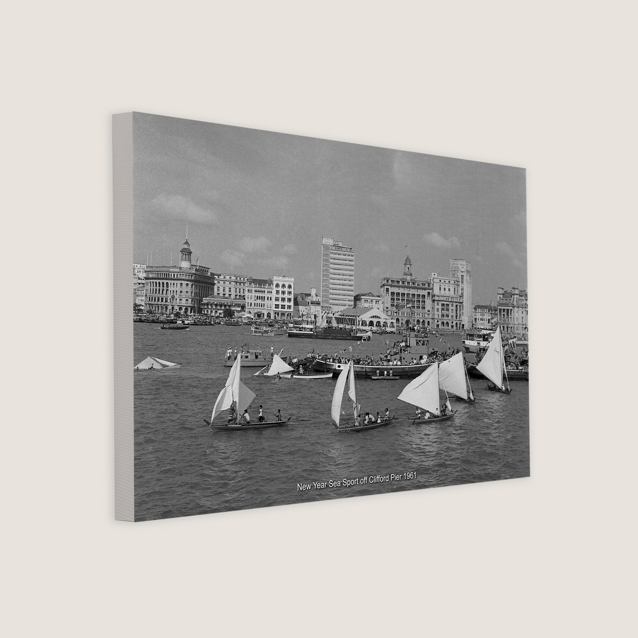 New Year Sea Sport off Clifford Pier 1961-My Sg Memories