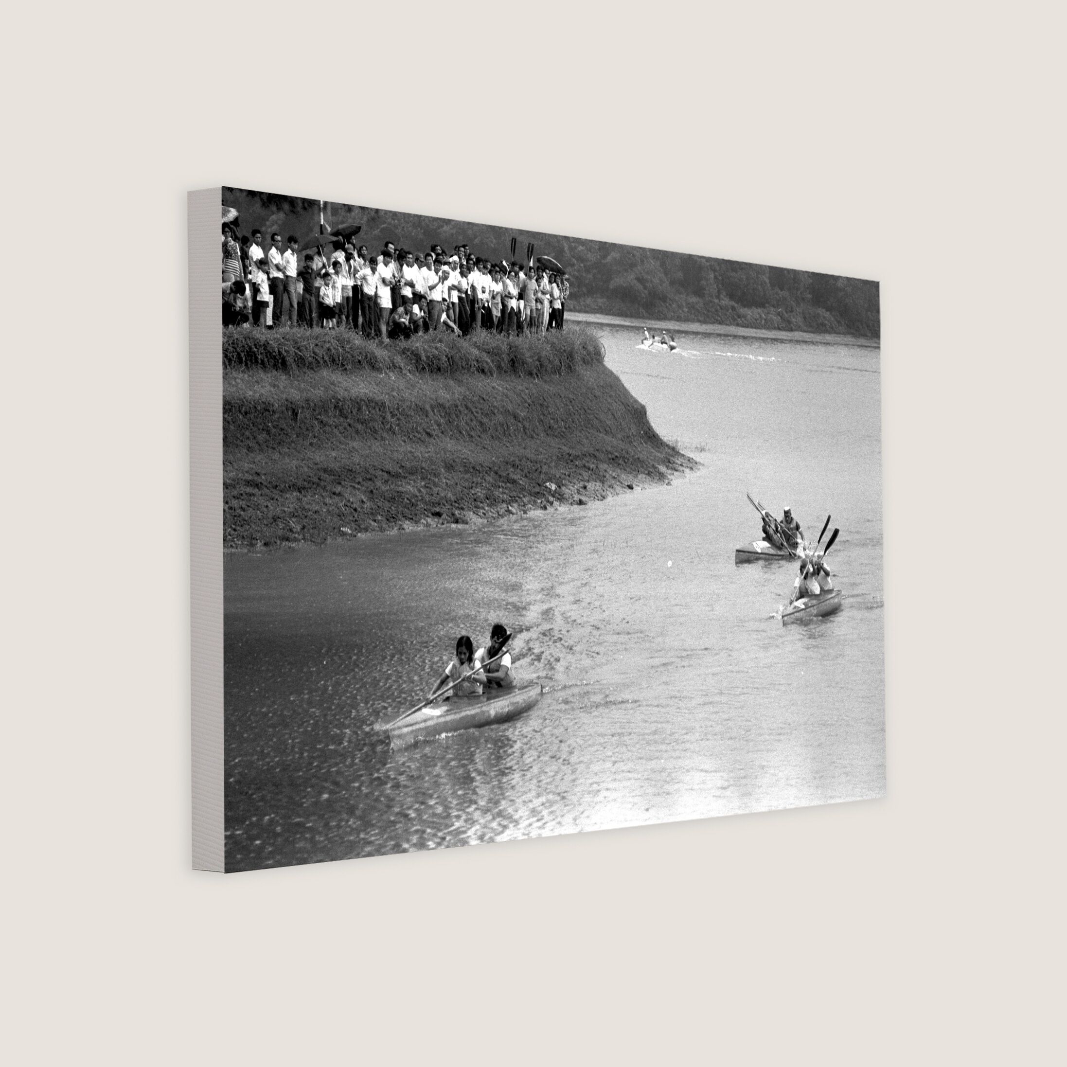 Music and Canoeing Carnival for National Day 1972 Canvas