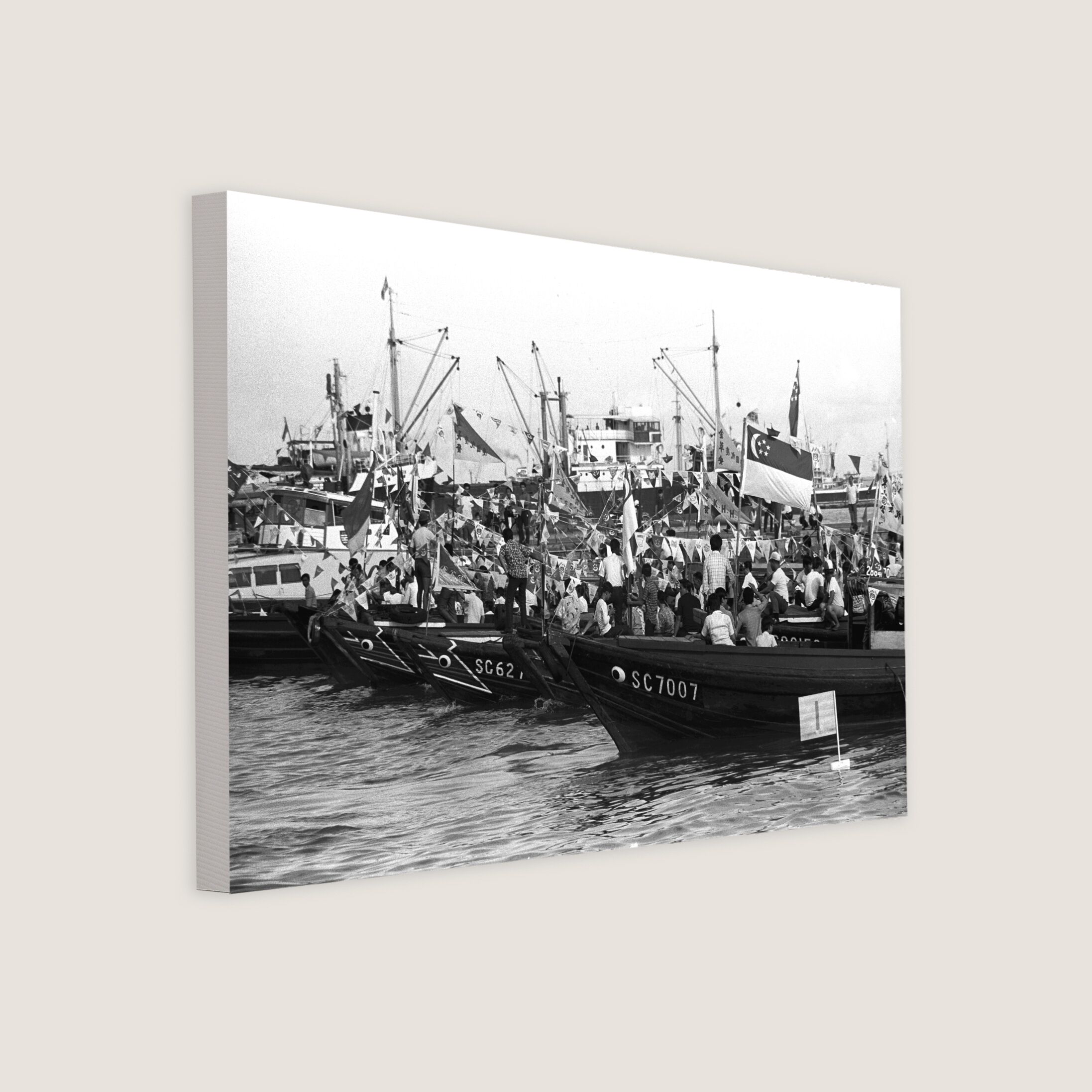 Sea Carnival to Celebrate National Day 1971 Canvas