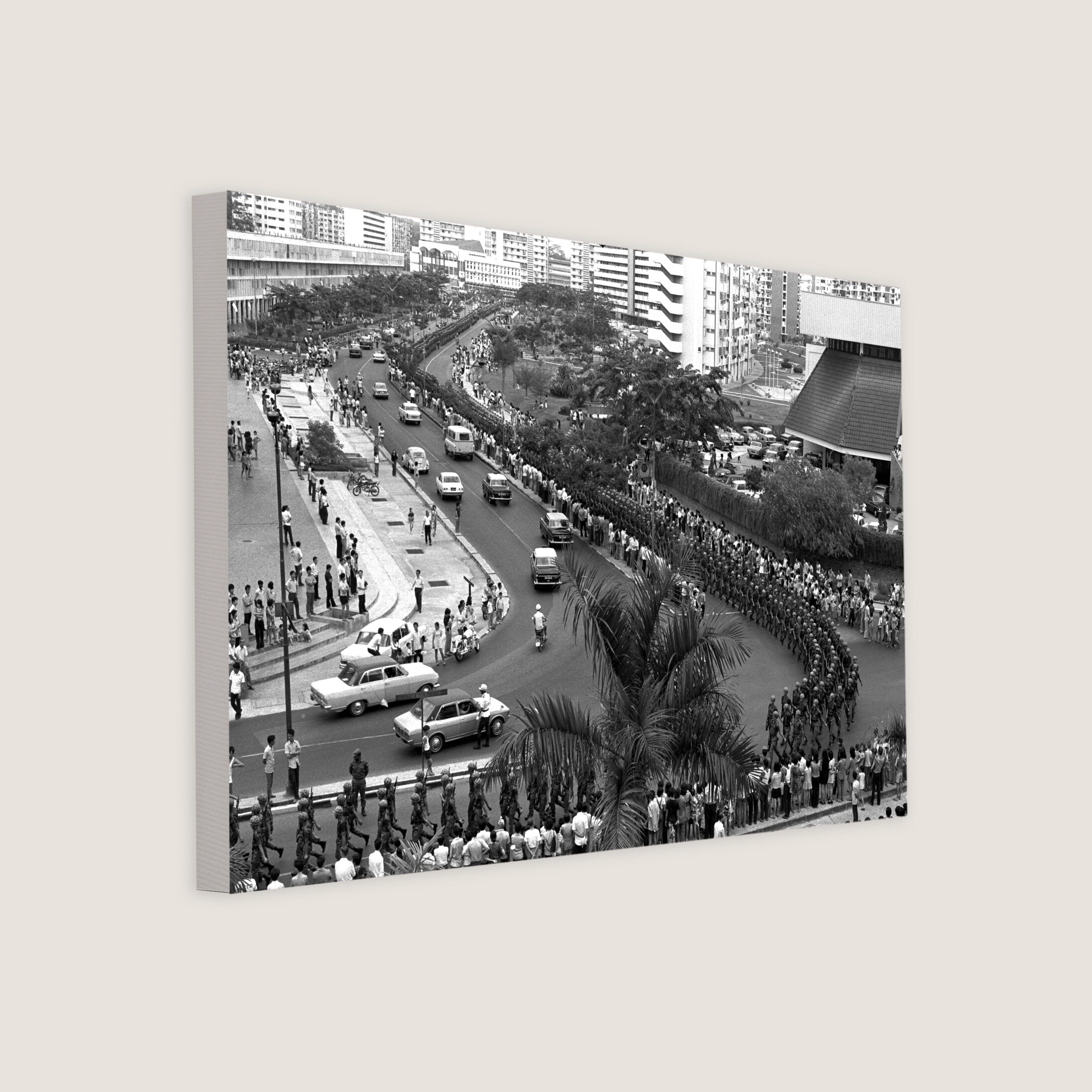 Phalanx Weaving Its Way into Toa Payoh 1974 Canvas