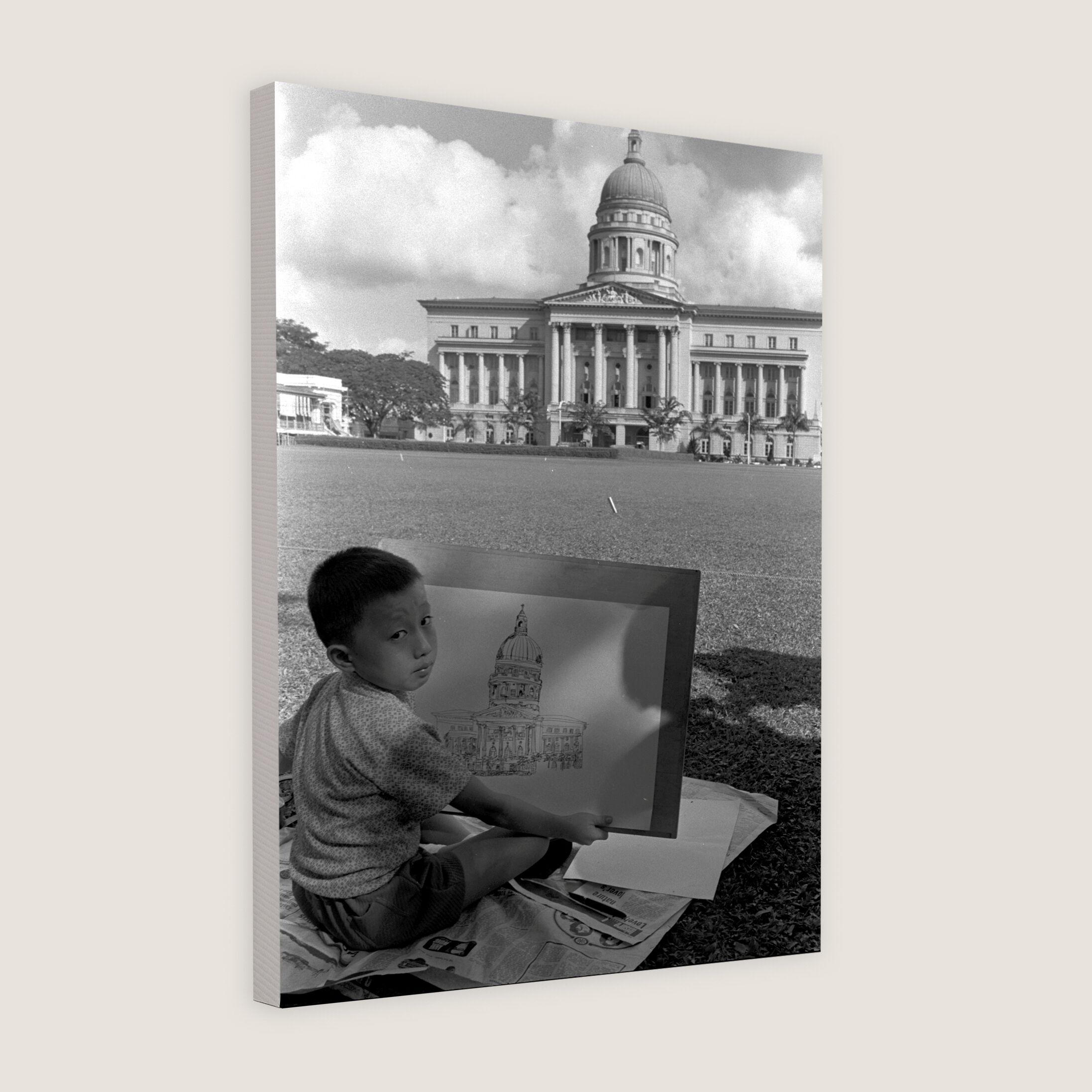 Drawing the Supreme Court 1973 Canvas