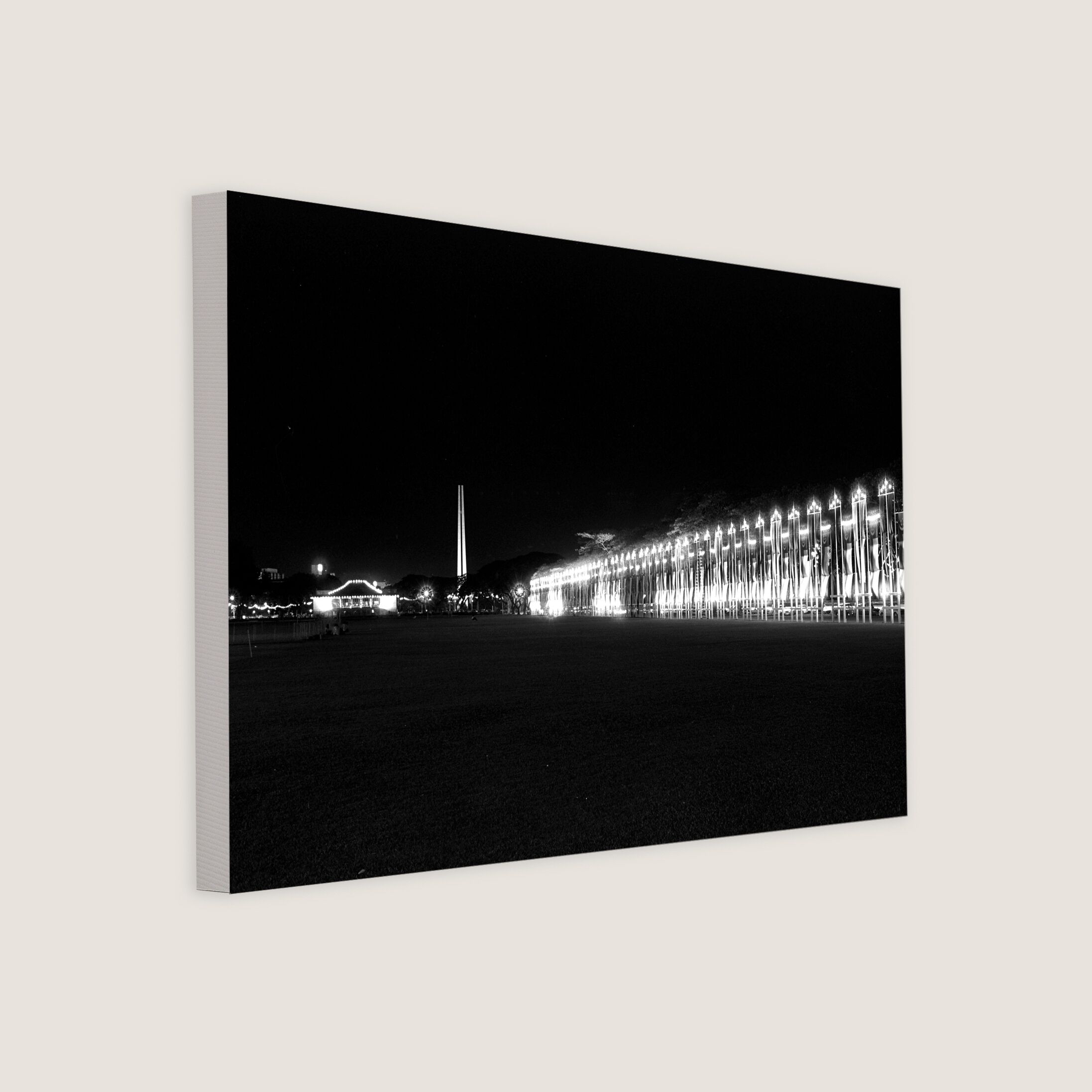 City Hall's NDP Illumination 1973 Canvas