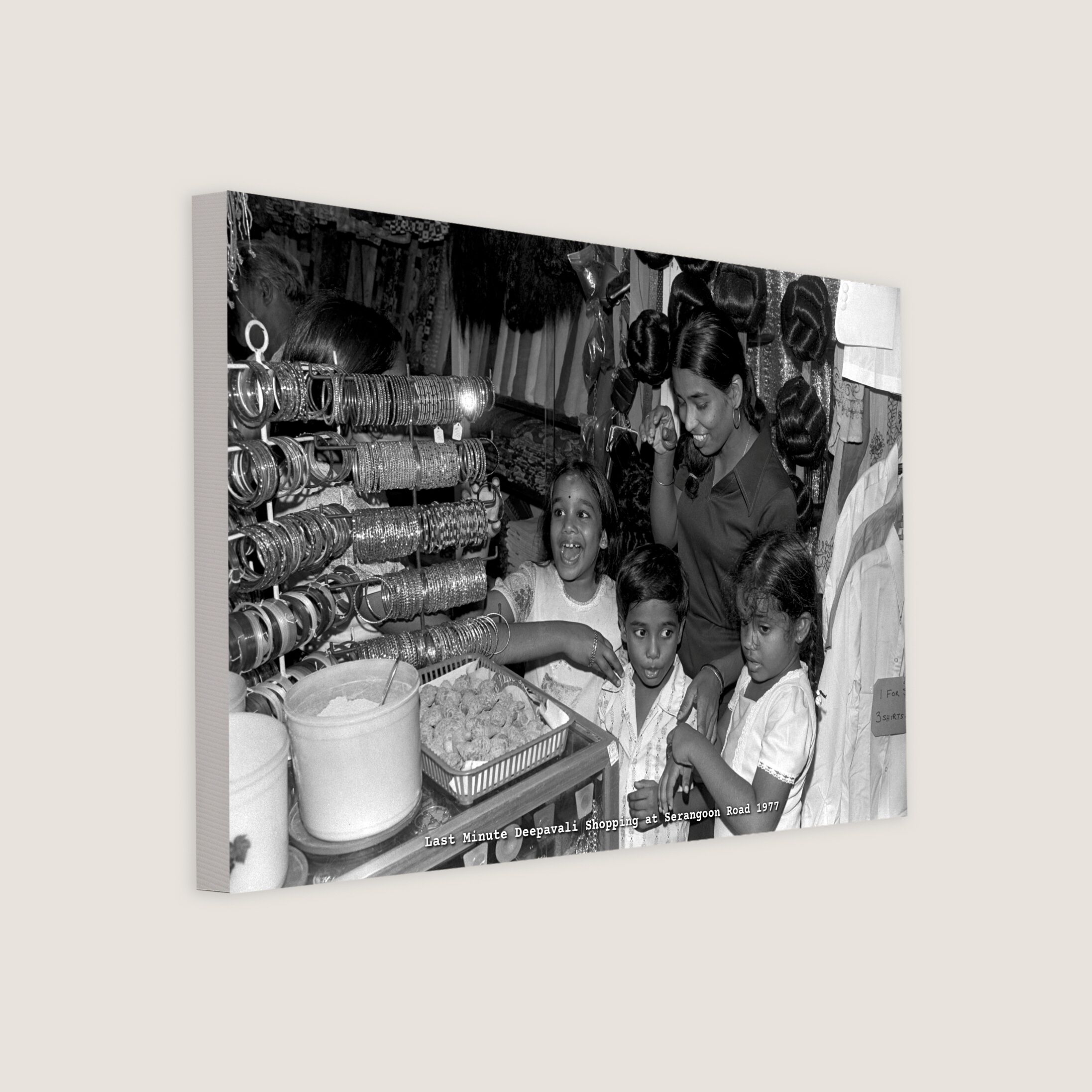Last Minute Deepavali Shopping at Serangoon Road 1977