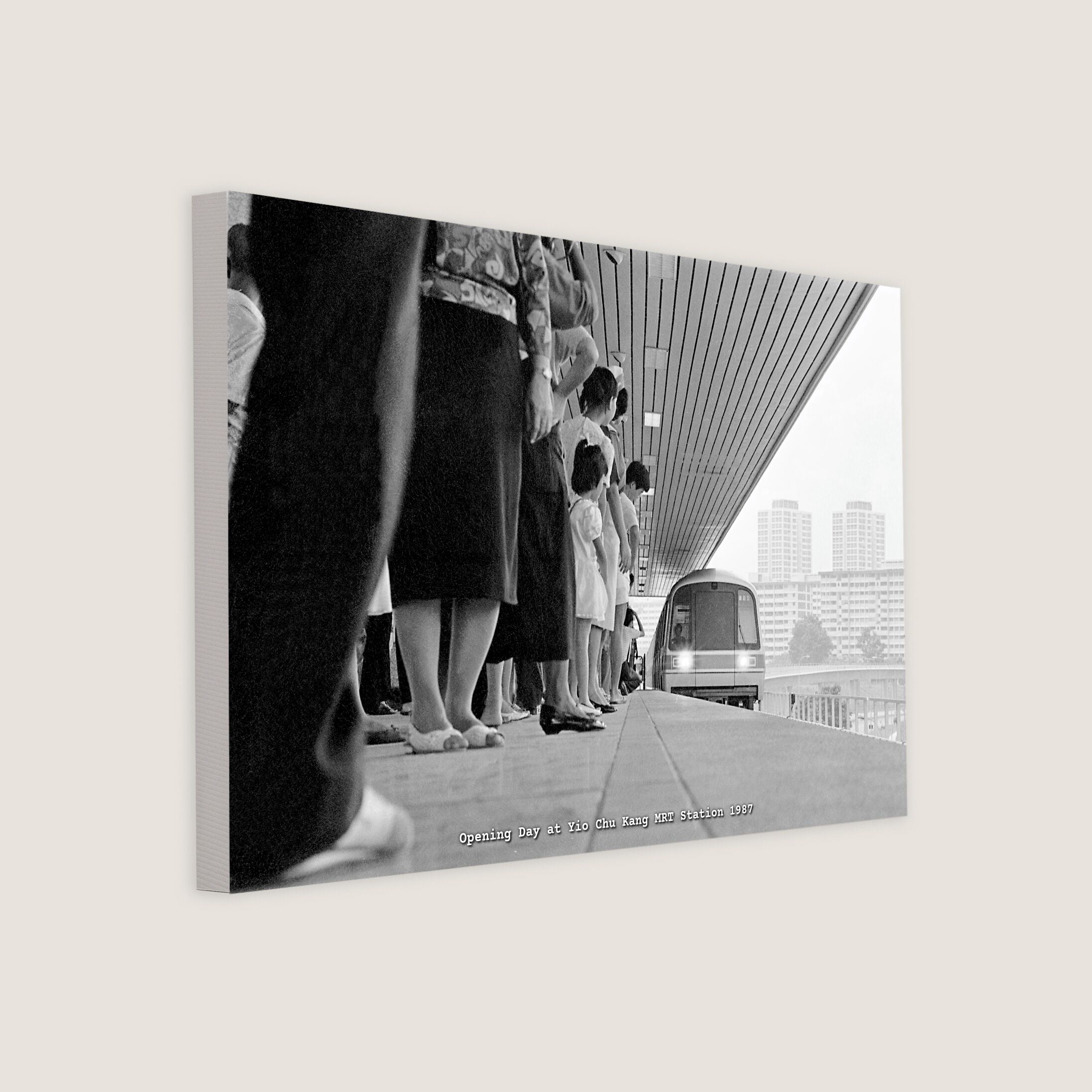 Opening Day at Yio Chu Kang MRT Station 1987-My Sg Memories