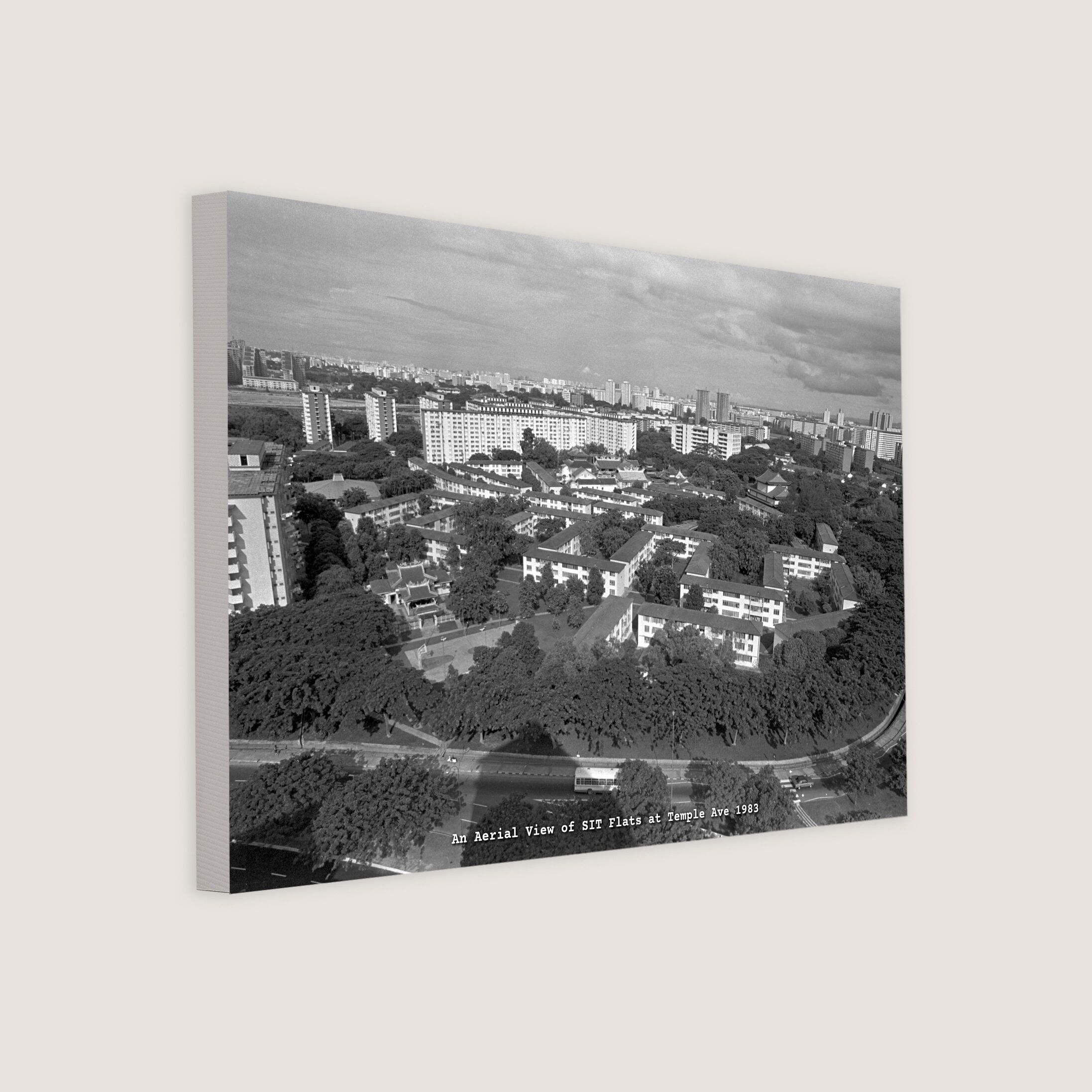 An Aerial View of SIT Flats at Temple Ave 1983-My Sg Memories