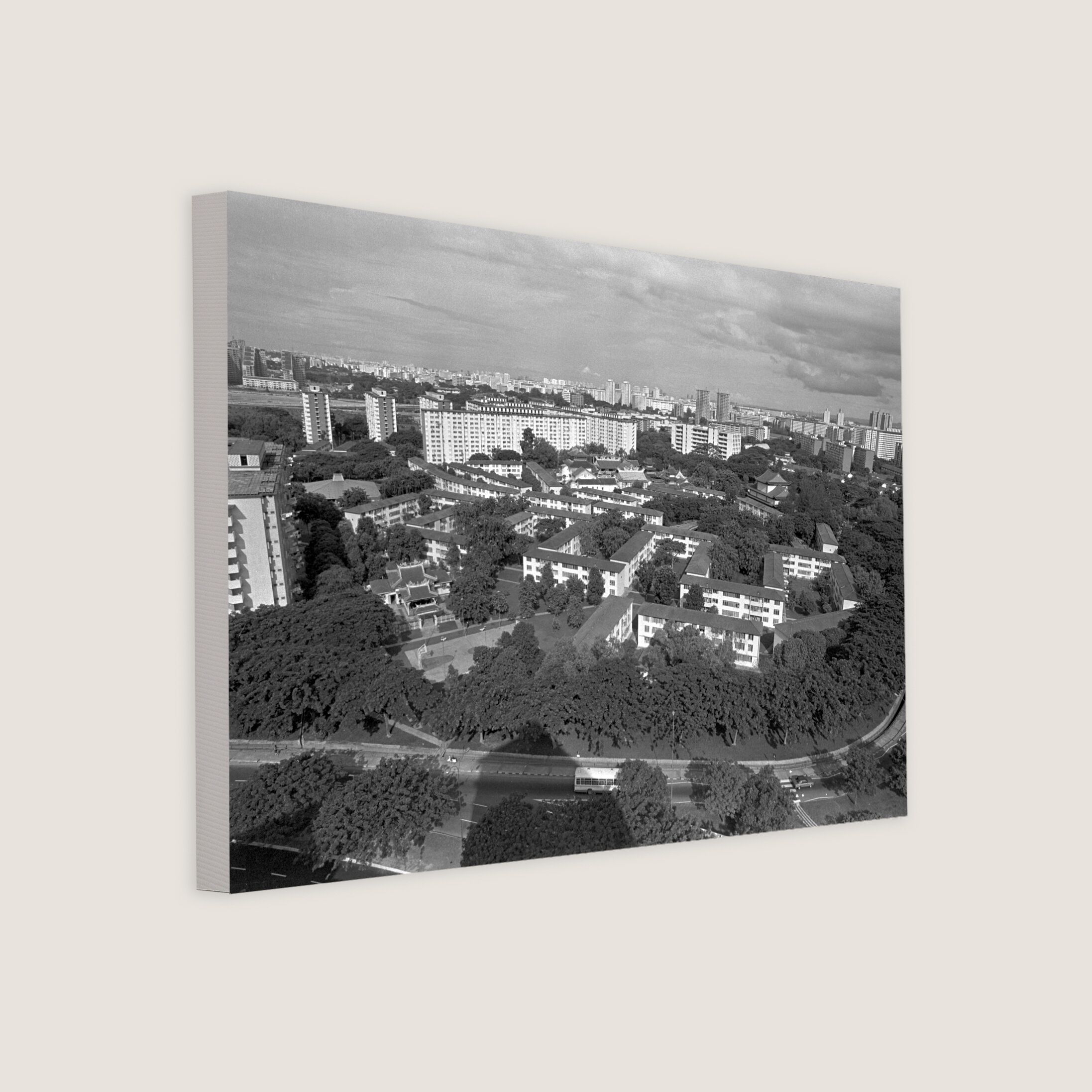 An Aerial View of SIT Flats at Temple Ave 1983-My Sg Memories
