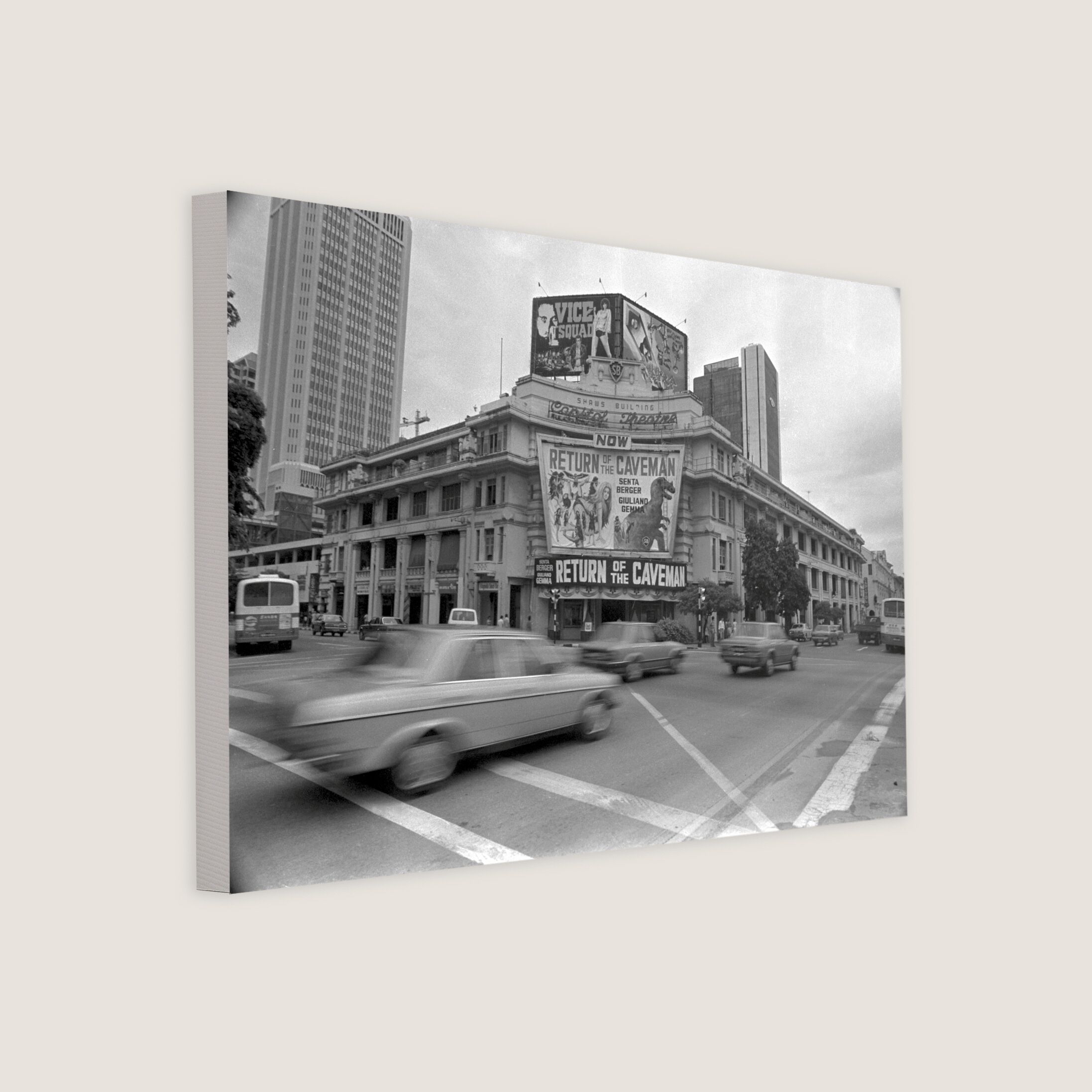 Shaw Building and Capitol Theatre at Stamford Road 1983-My Sg Memories