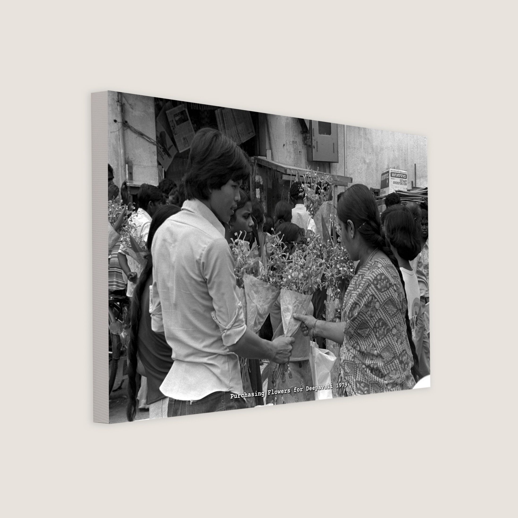 Purchasing Flowers for Deepavali 1979
