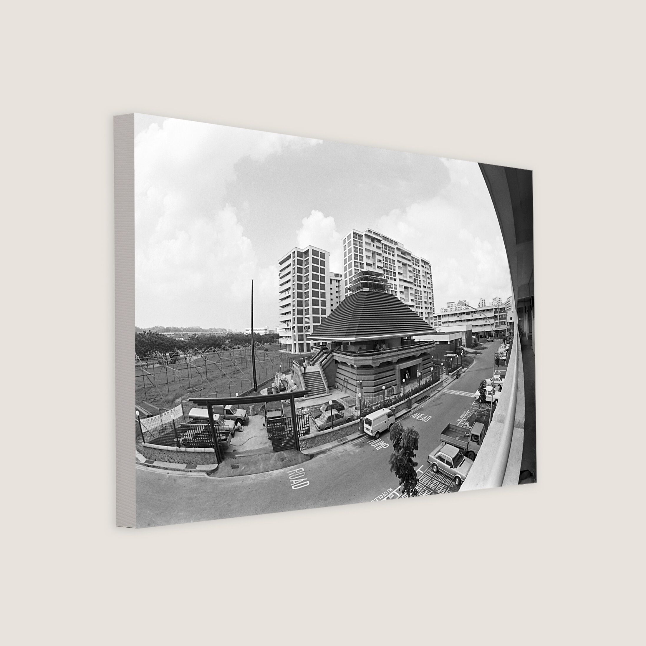Chee Tong Temple at Hougang Avenue 3 1987-My Sg Memories