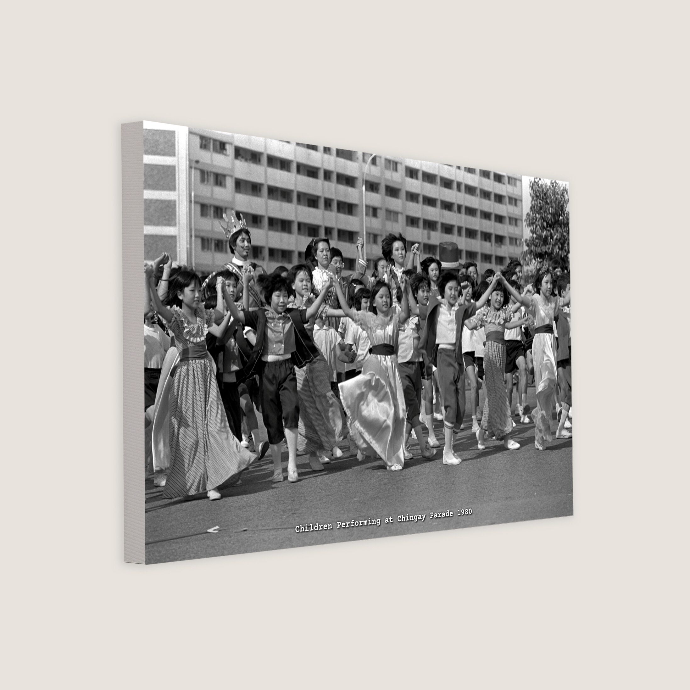 Children Performing at Chingay Parade 1980-My Sg Memories