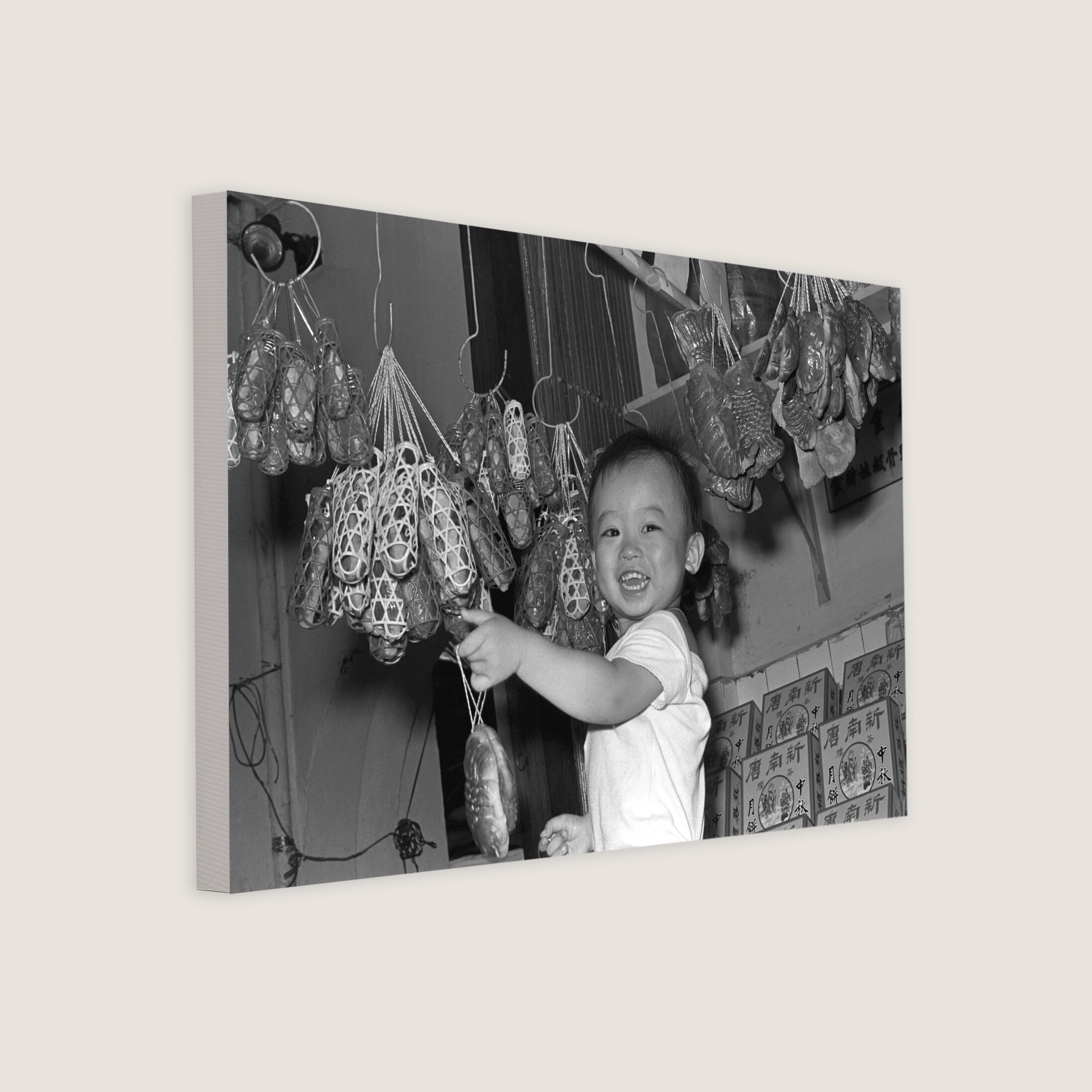 Happy Kid With Pig Cage Cakes 1977-My Sg Memories