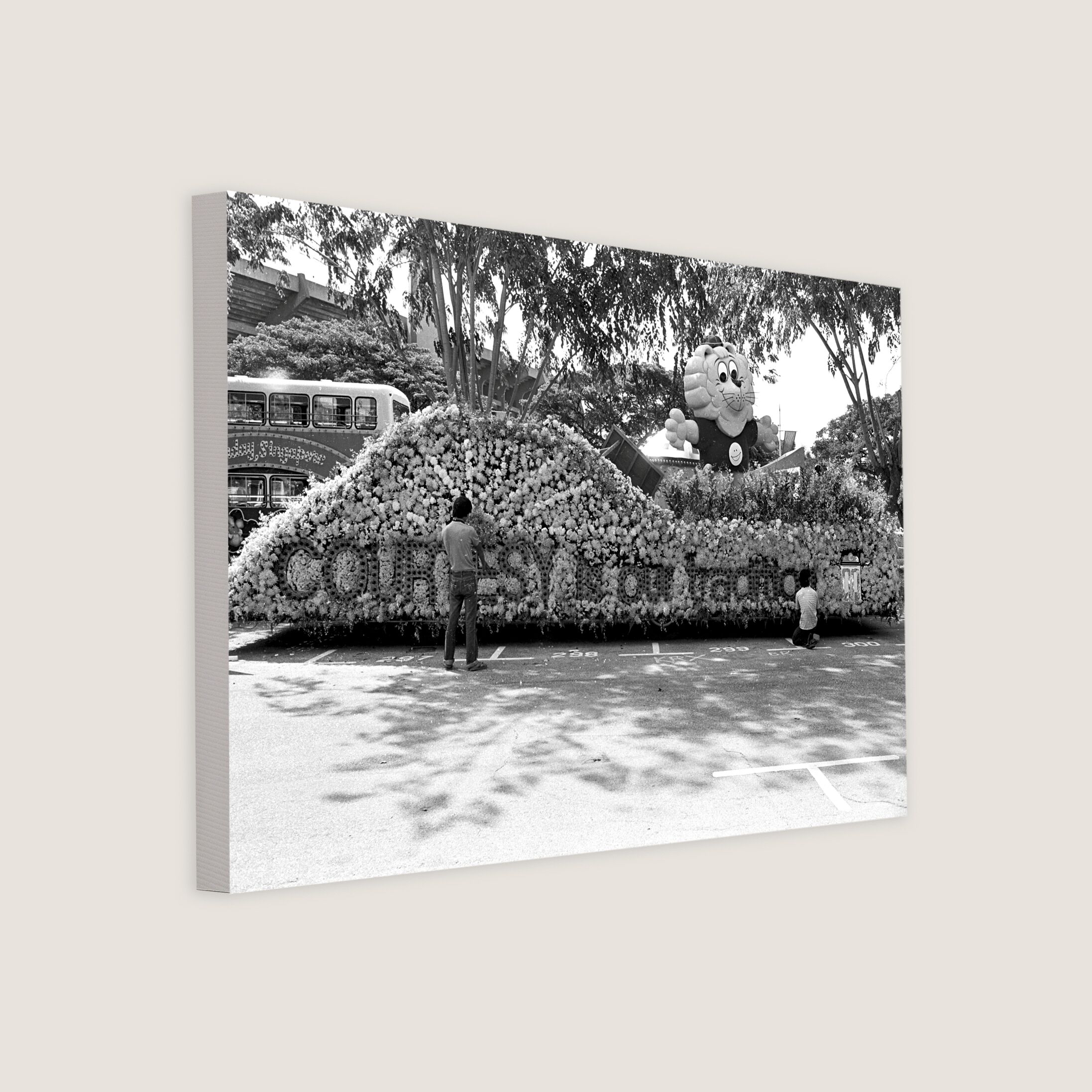 Mandarin Hotel's Float Depicting Courtesy Campaign 1982 Canvas