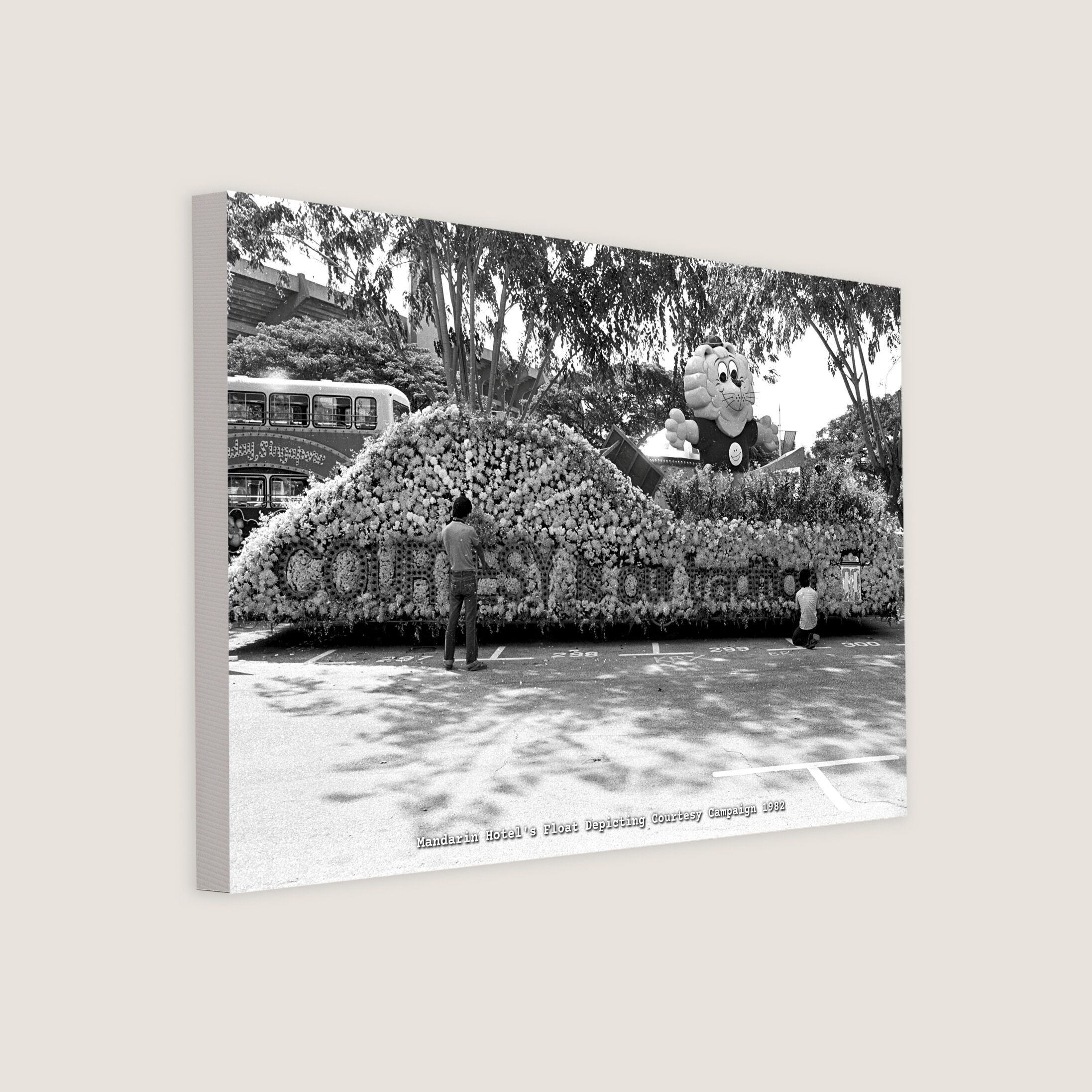Mandarin Hotel's Float Depicting Courtesy Campaign 1982 Canvas