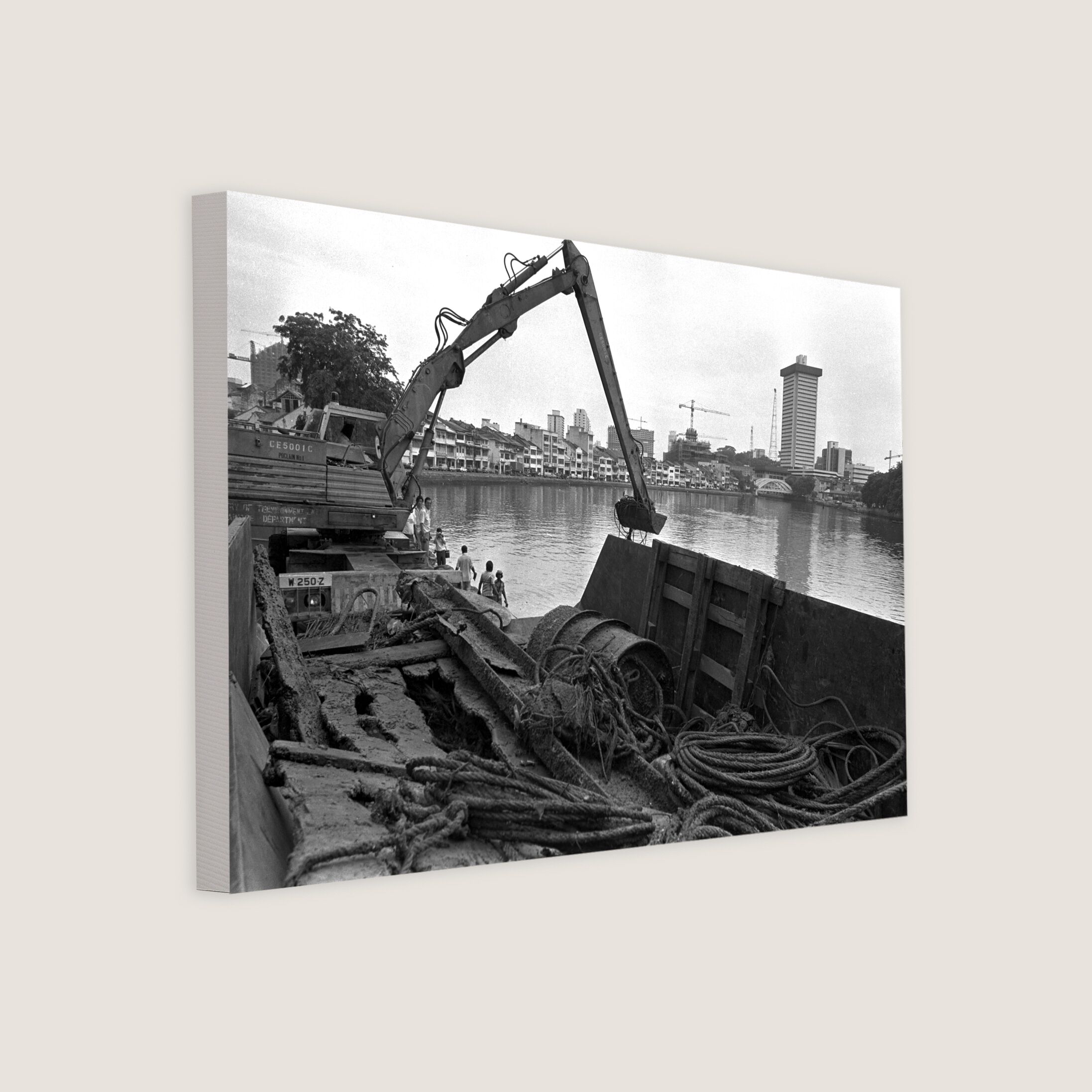 Dregdging the Singapore River 1983-My Sg Memories