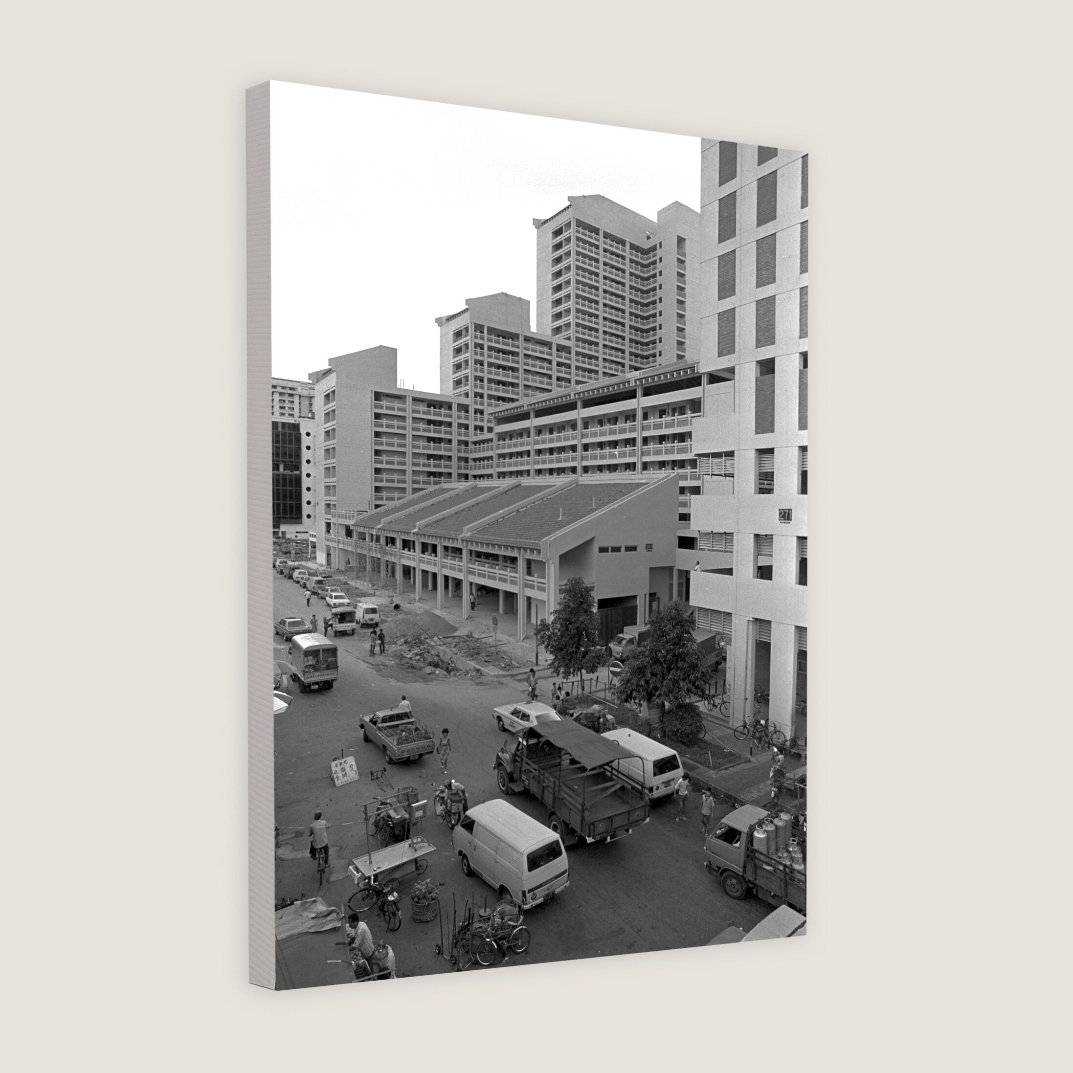 Cheng Yan Court Under Construction 1983-My Sg Memories