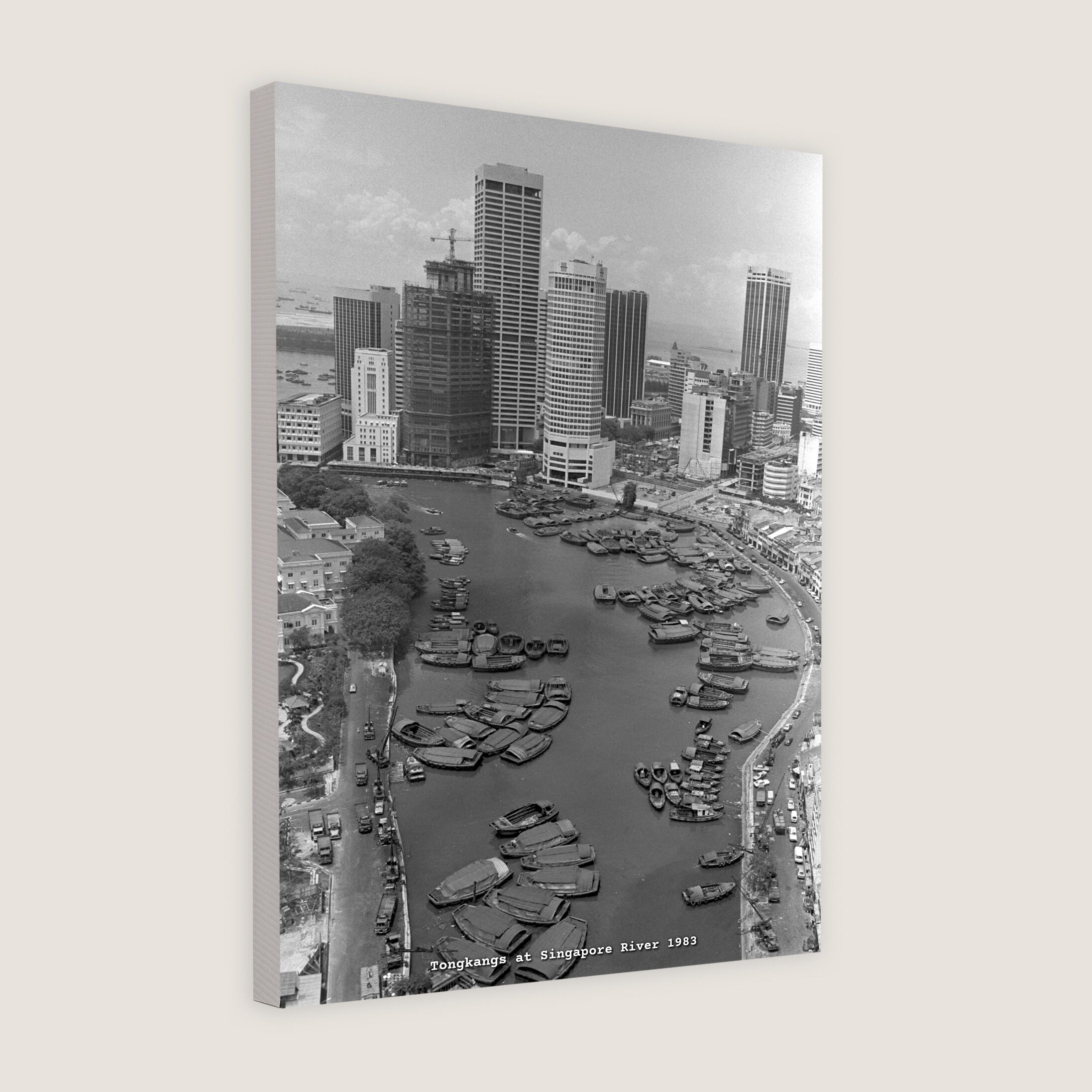 Tongkangs at Singapore River 1983-My Sg Memories
