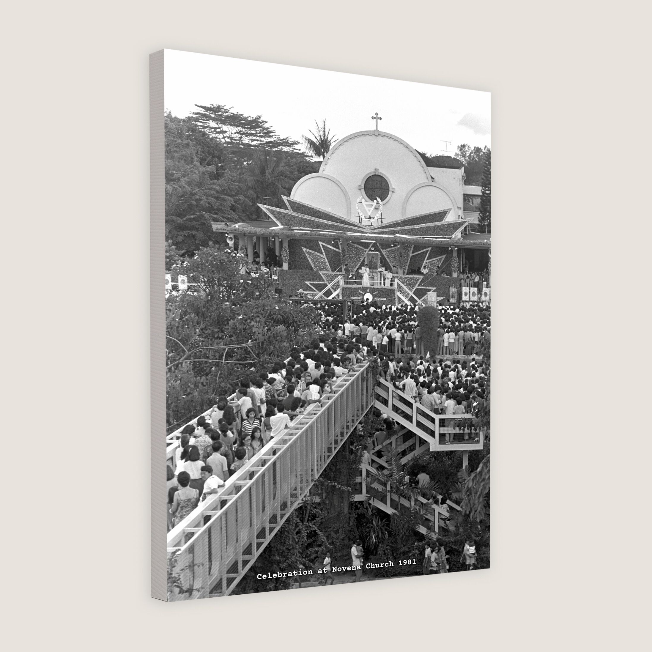 Celebration at Novena Church 1981-My Sg Memories