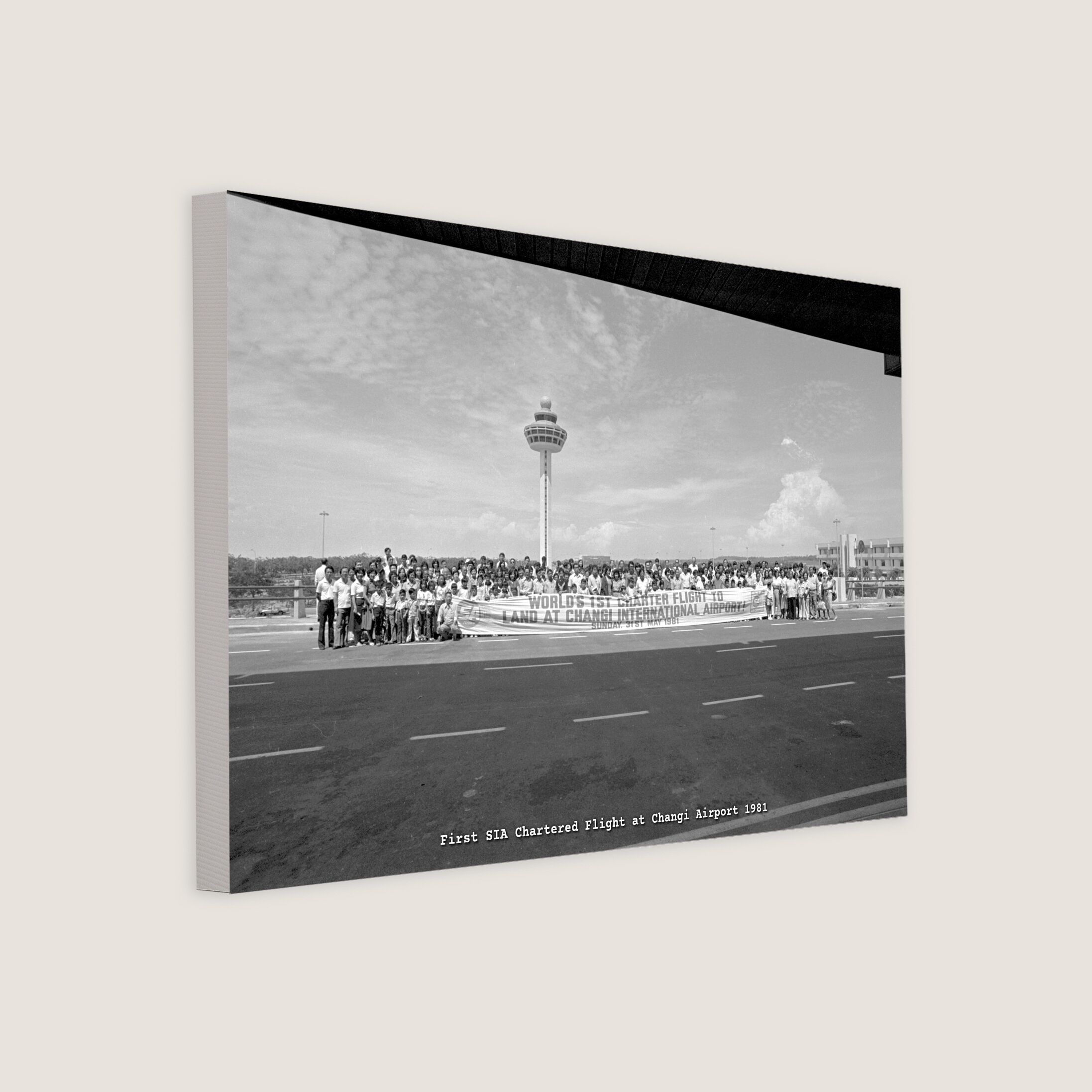 First SIA Chartered Flight at Changi Airport 1981-My Sg Memories