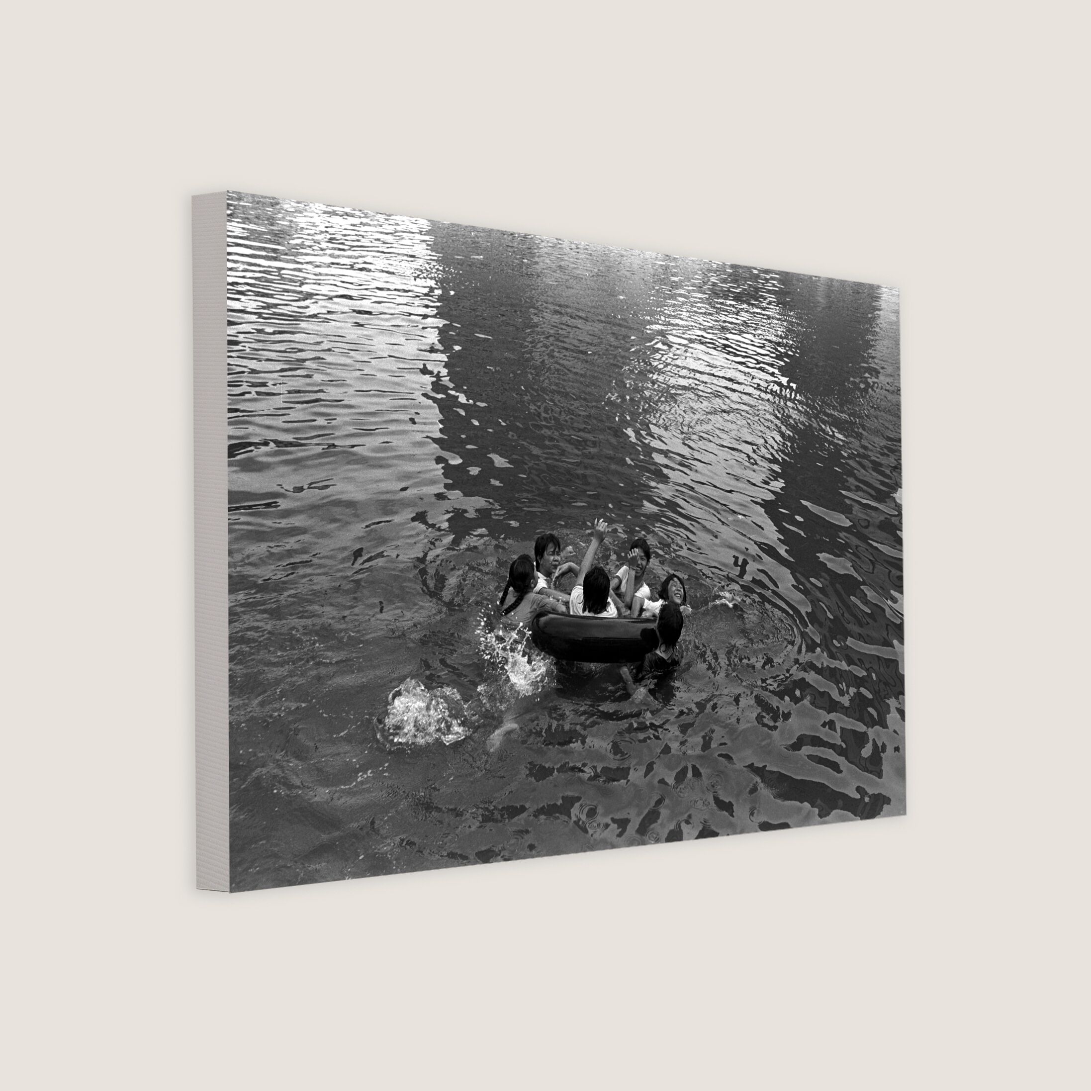 Children Swimming in the Singapore River 1983-My Sg Memories
