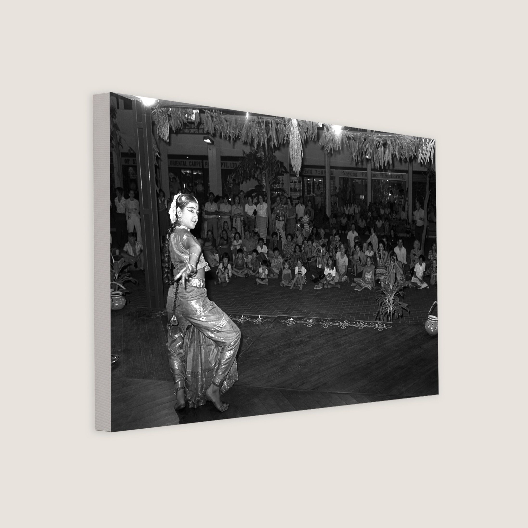 Indian Dance at Singapore Handicraft Centre 1978