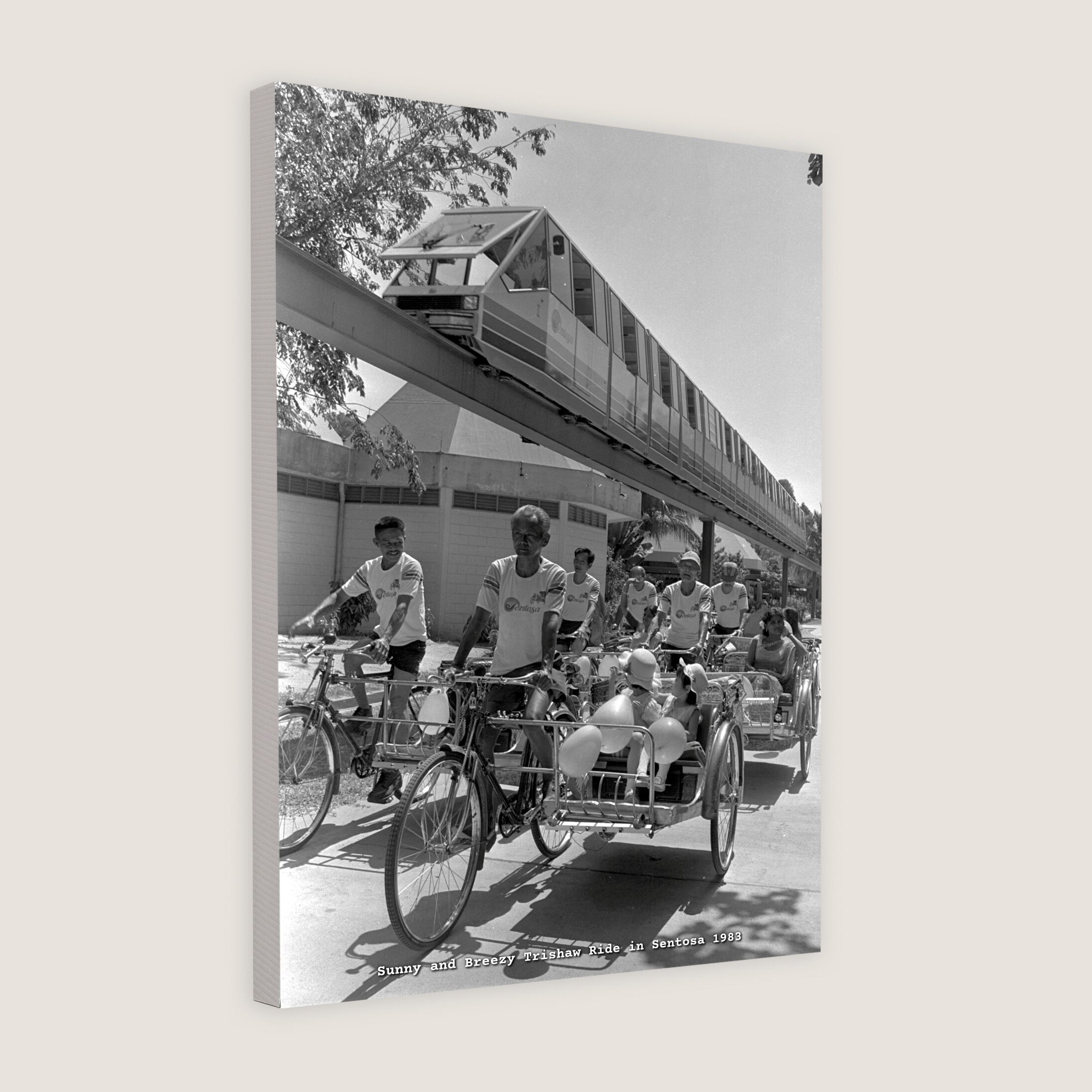 Sunny and Breezy Trishaw Ride in Sentosa 1983-My Sg Memories