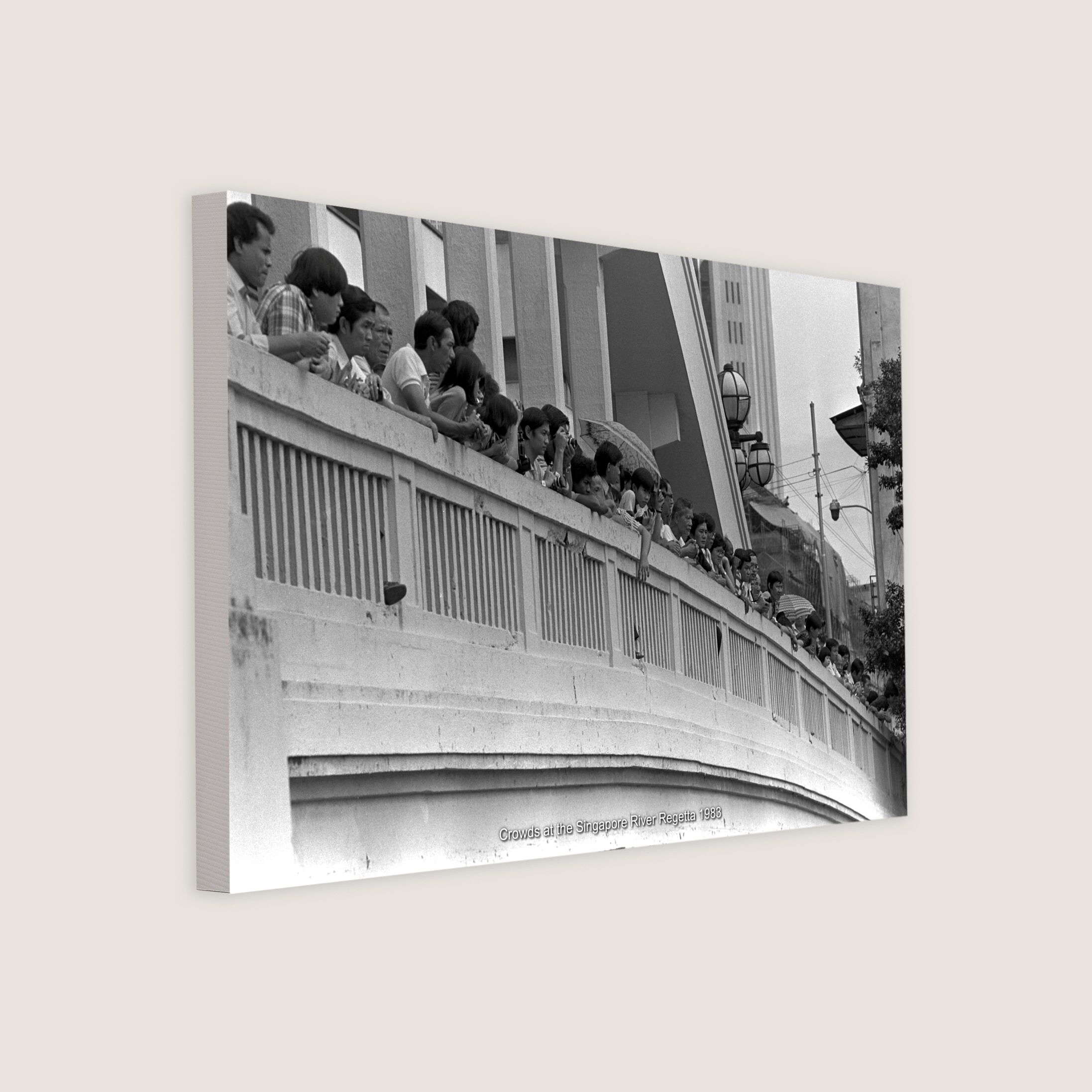 Crowds at the Singapore River Regetta 1983-My Sg Memories